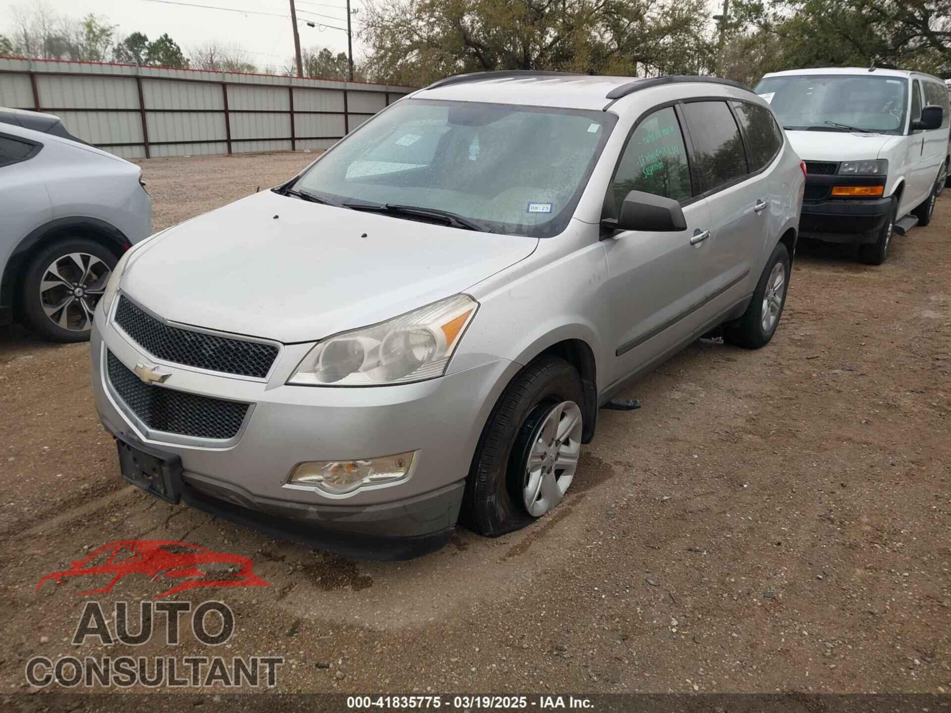 CHEVROLET TRAVERSE 2012 - 1GNKRFED7CJ165658