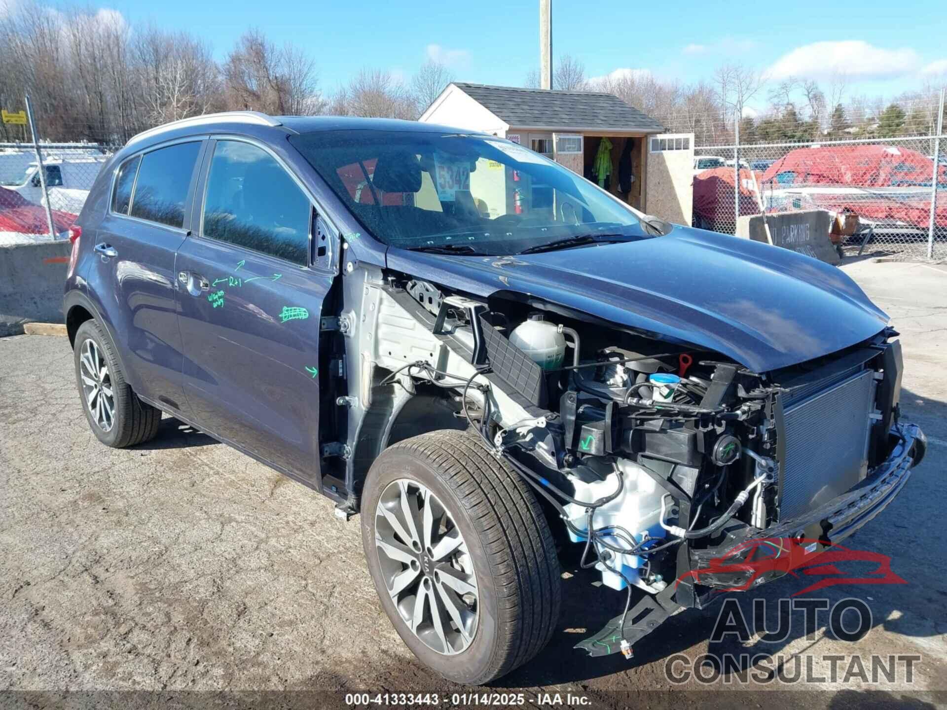 KIA SPORTAGE 2019 - KNDPNCAC3K7566027