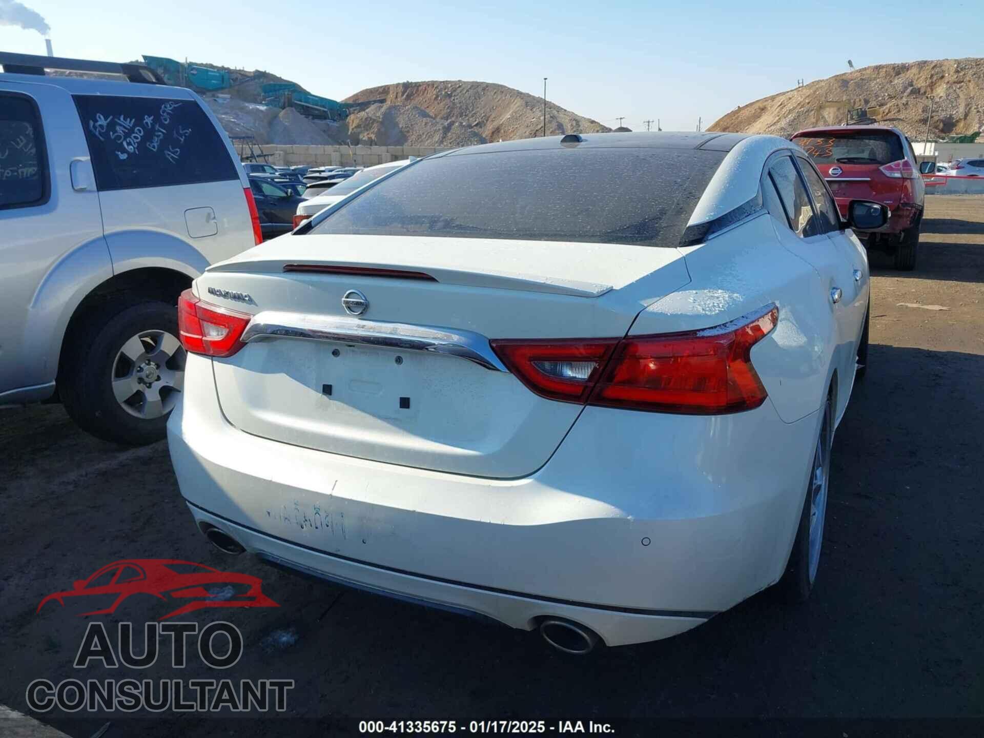 NISSAN MAXIMA 2017 - 1N4AA6AP1HC366534