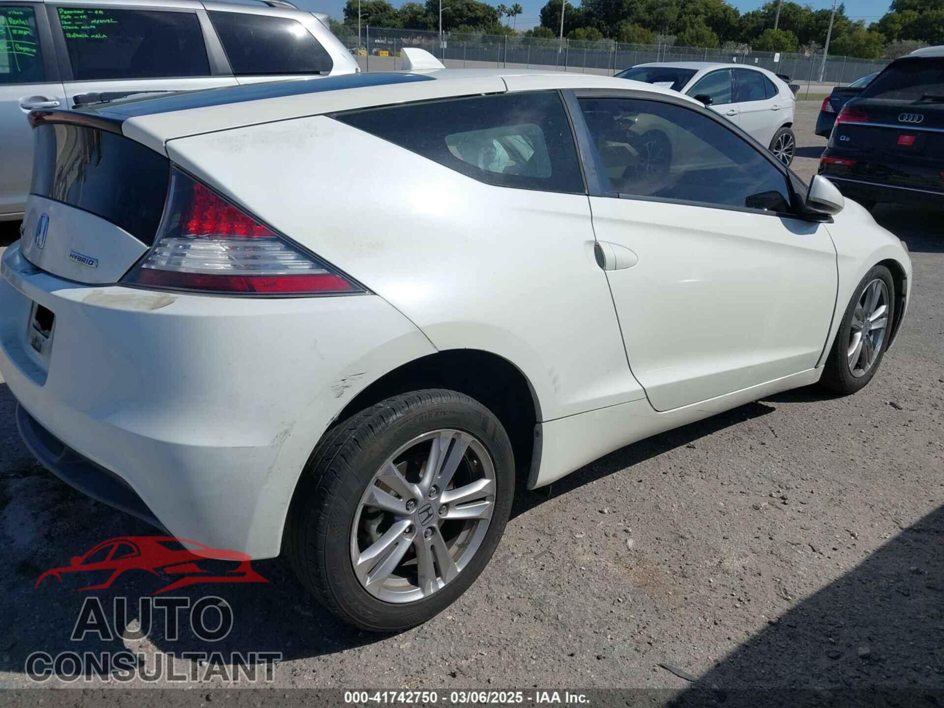 HONDA CR-Z 2011 - JHMZF1D40BS004225