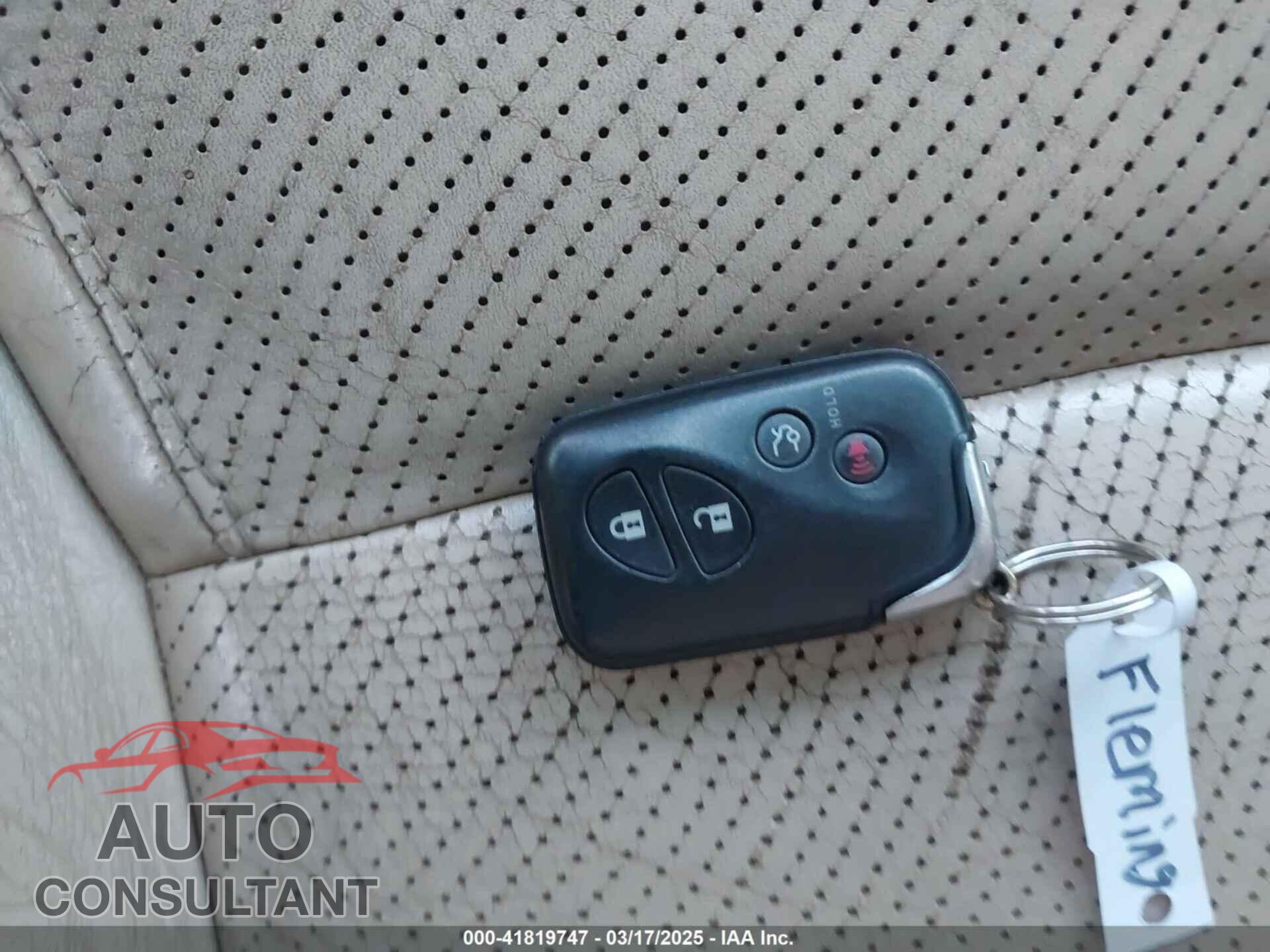 LEXUS HS 250H 2011 - JTHBB1BA6B2043942