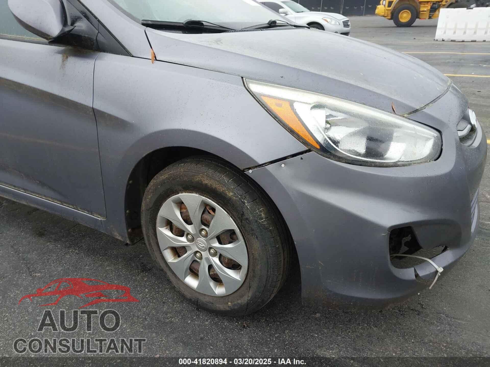HYUNDAI ACCENT 2016 - KMHCT5AE9GU272900
