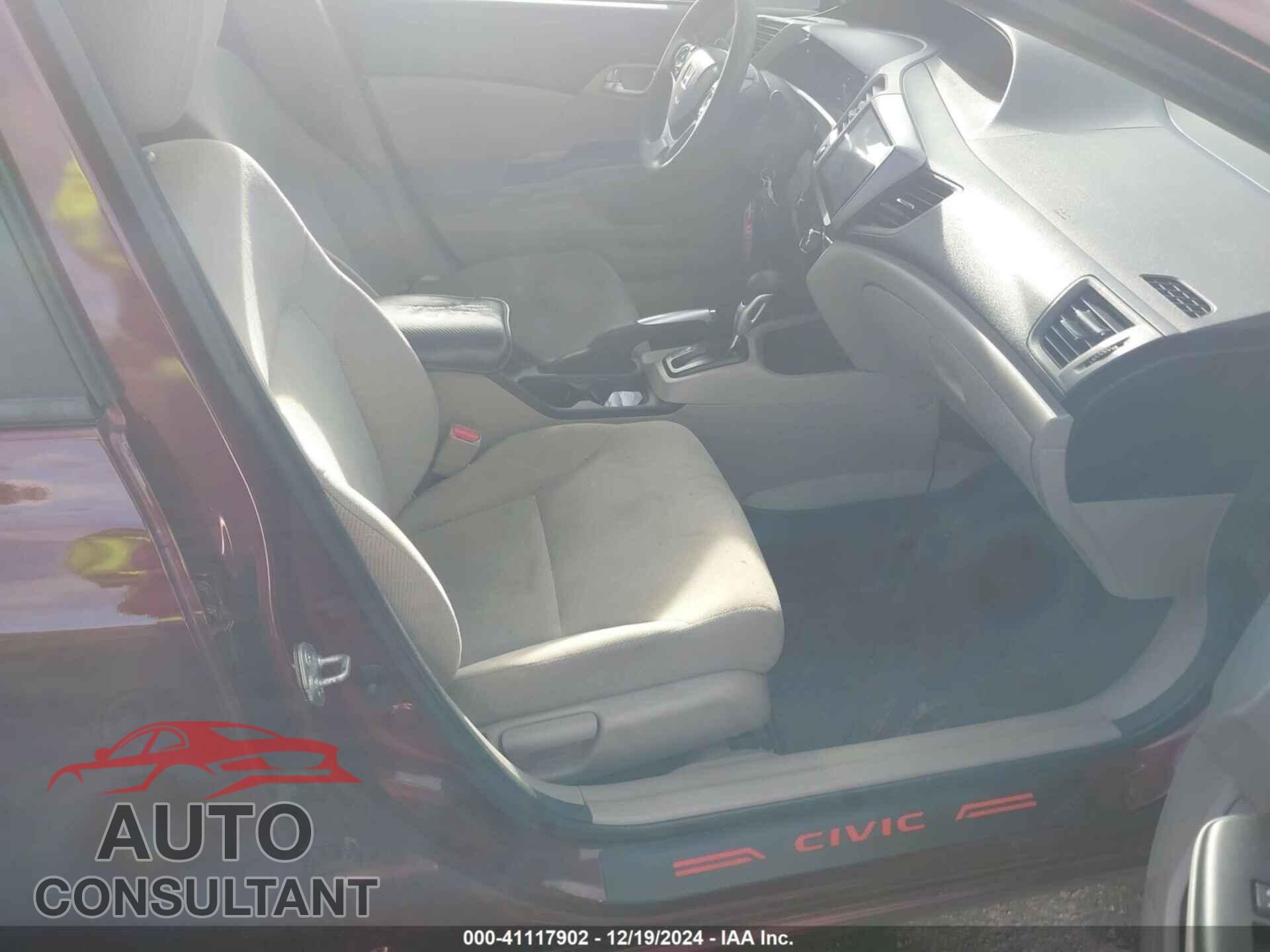 HONDA CIVIC 2012 - 2HGFB2F85CH541169