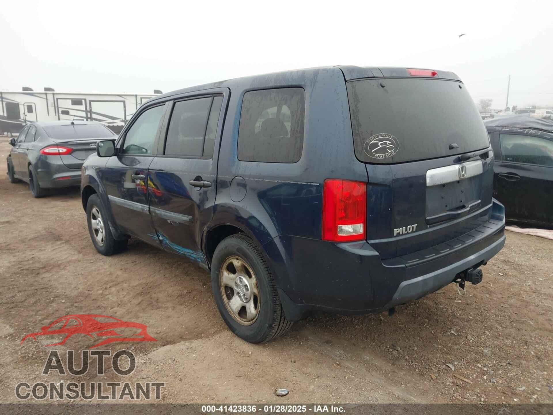 HONDA PILOT 2011 - 5FNYF3H25BB030060