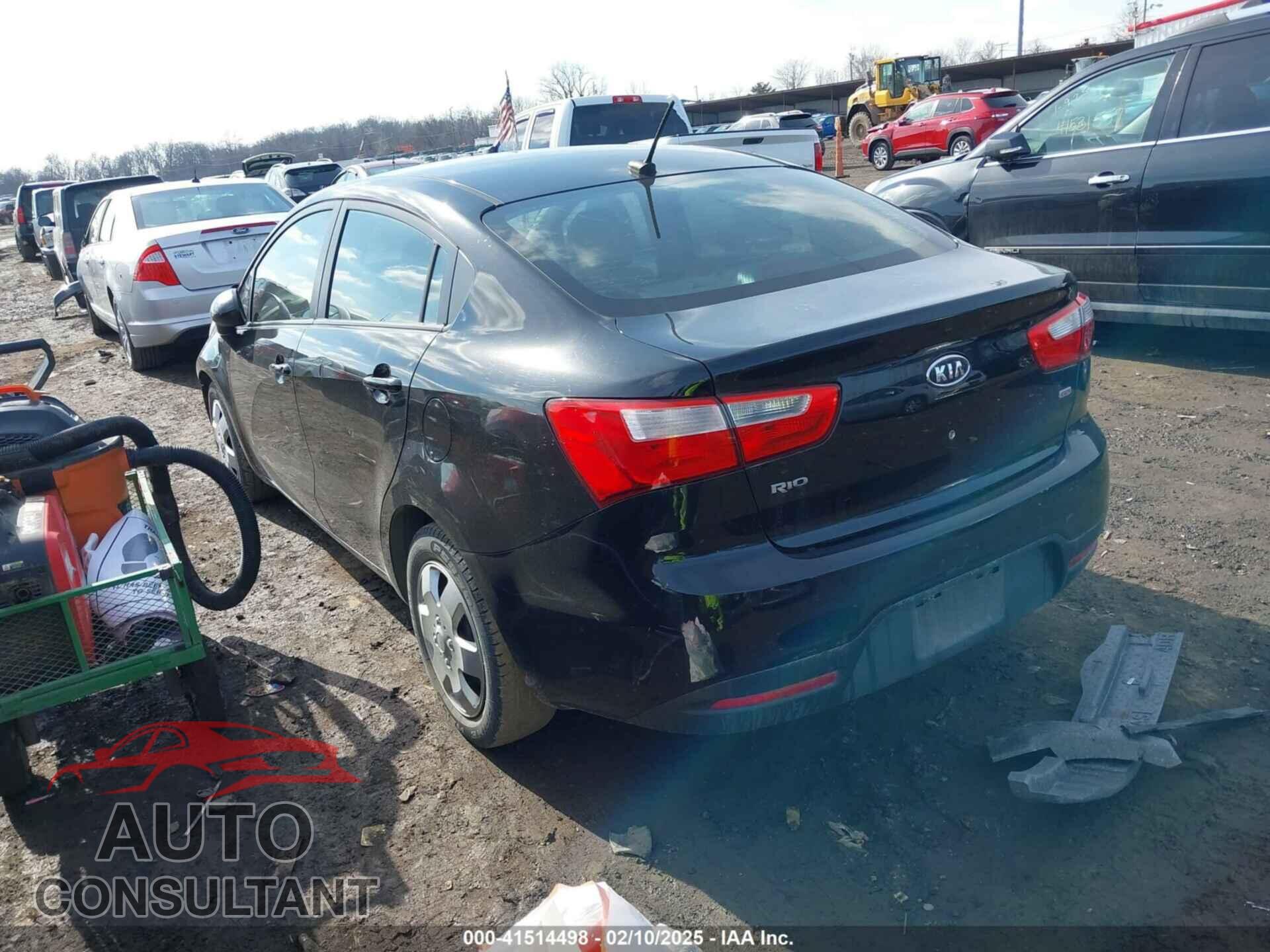 KIA RIO 2012 - KNADM4A38C6072312