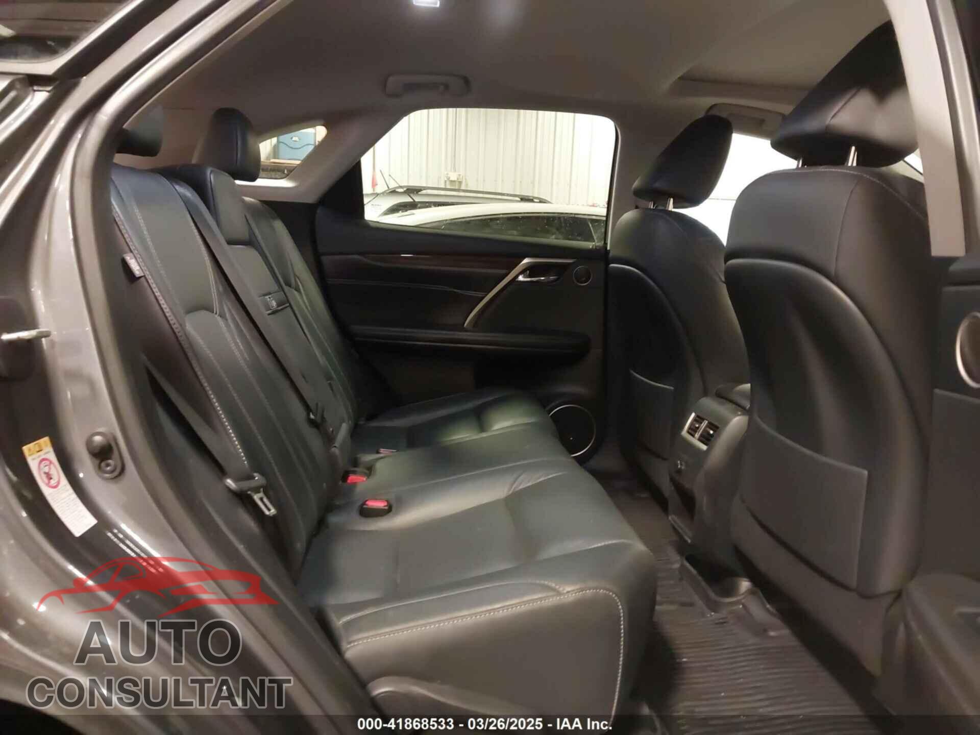 LEXUS RX 350 2017 - 2T2BZMCA7HC121812