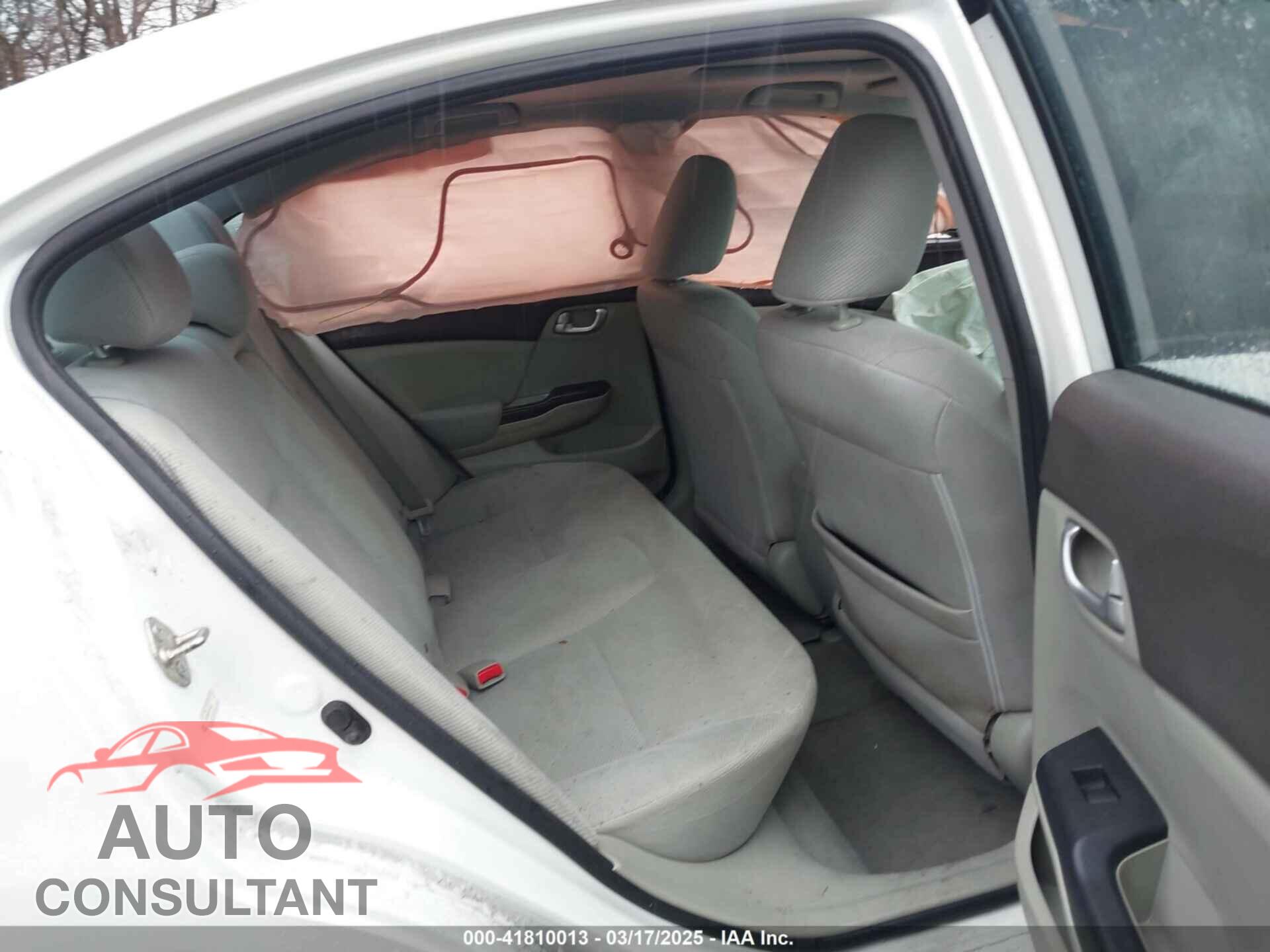 HONDA CIVIC 2012 - 2HGFB2F84CH609526