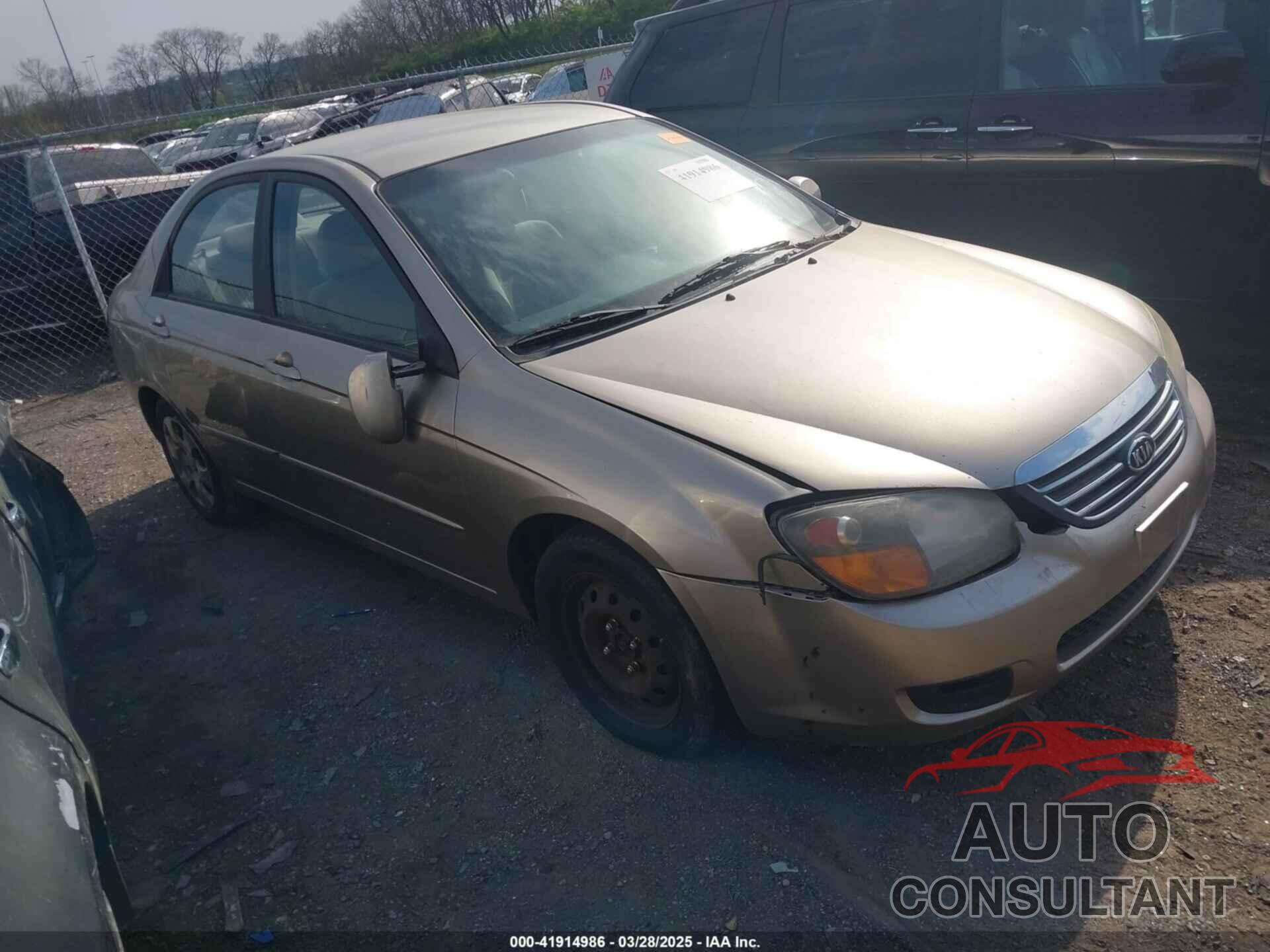 KIA SPECTRA 2009 - KNAFE221695585354