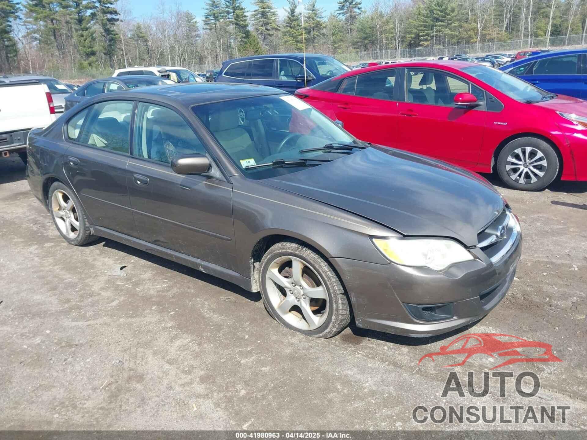 SUBARU LEGACY 2009 - 4S3BL616797212629