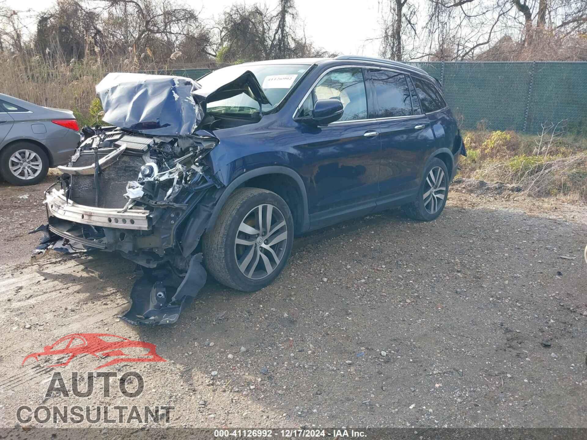 HONDA PILOT 2017 - 5FNYF6H91HB005115