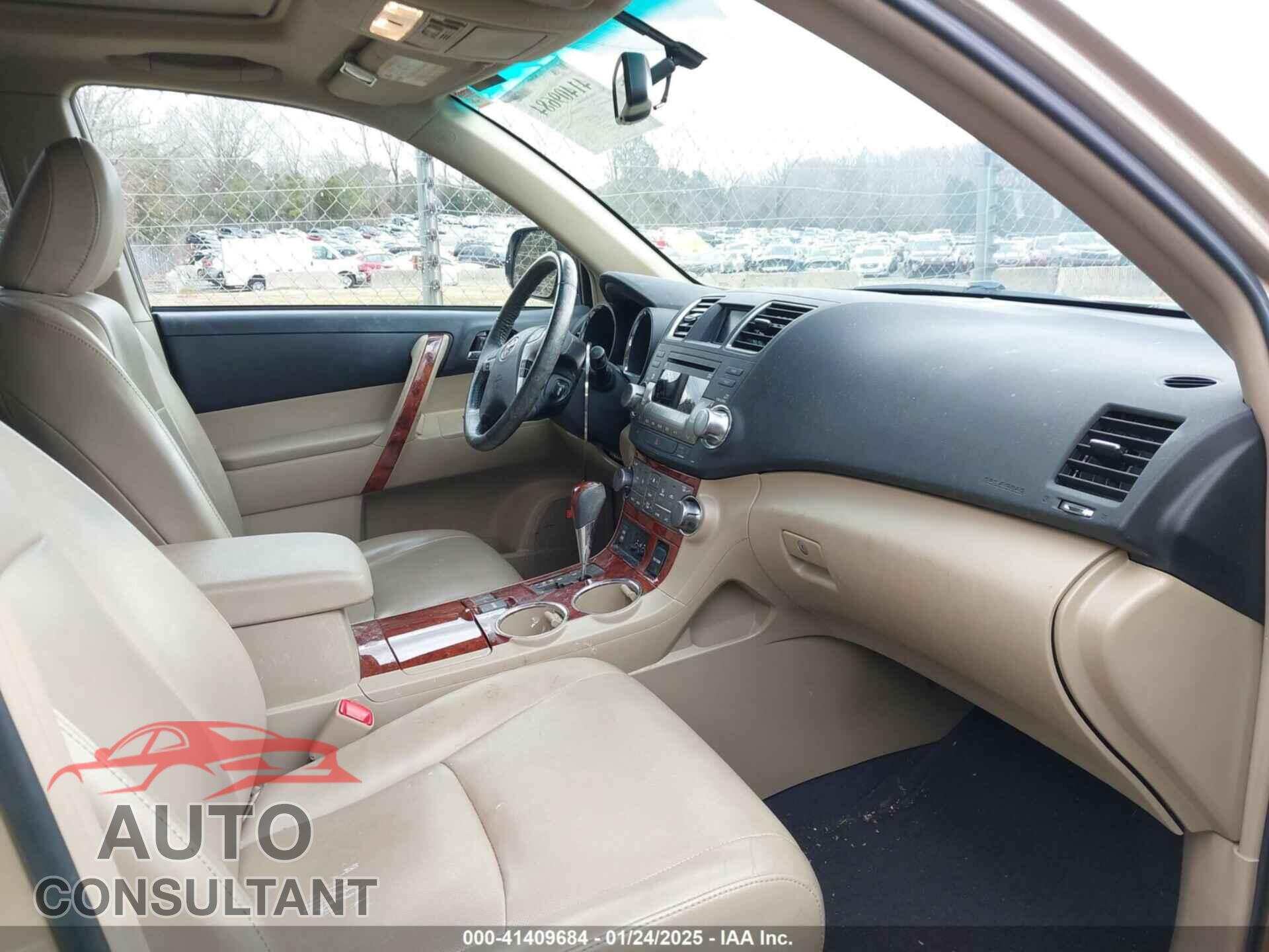 TOYOTA HIGHLANDER 2012 - 5TDYK3EH0CS087087