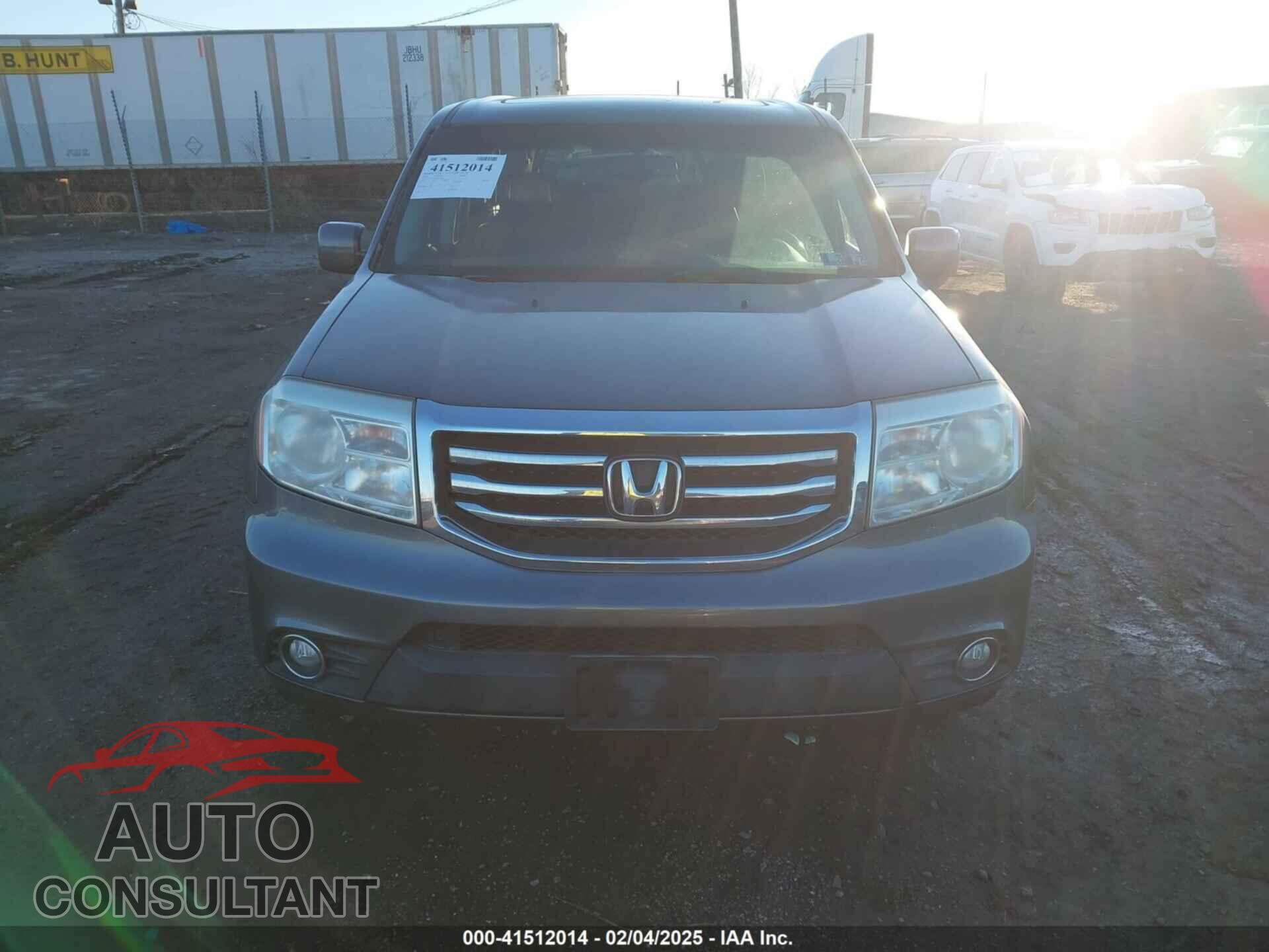 HONDA PILOT 2012 - 5FNYF4H67CB012332