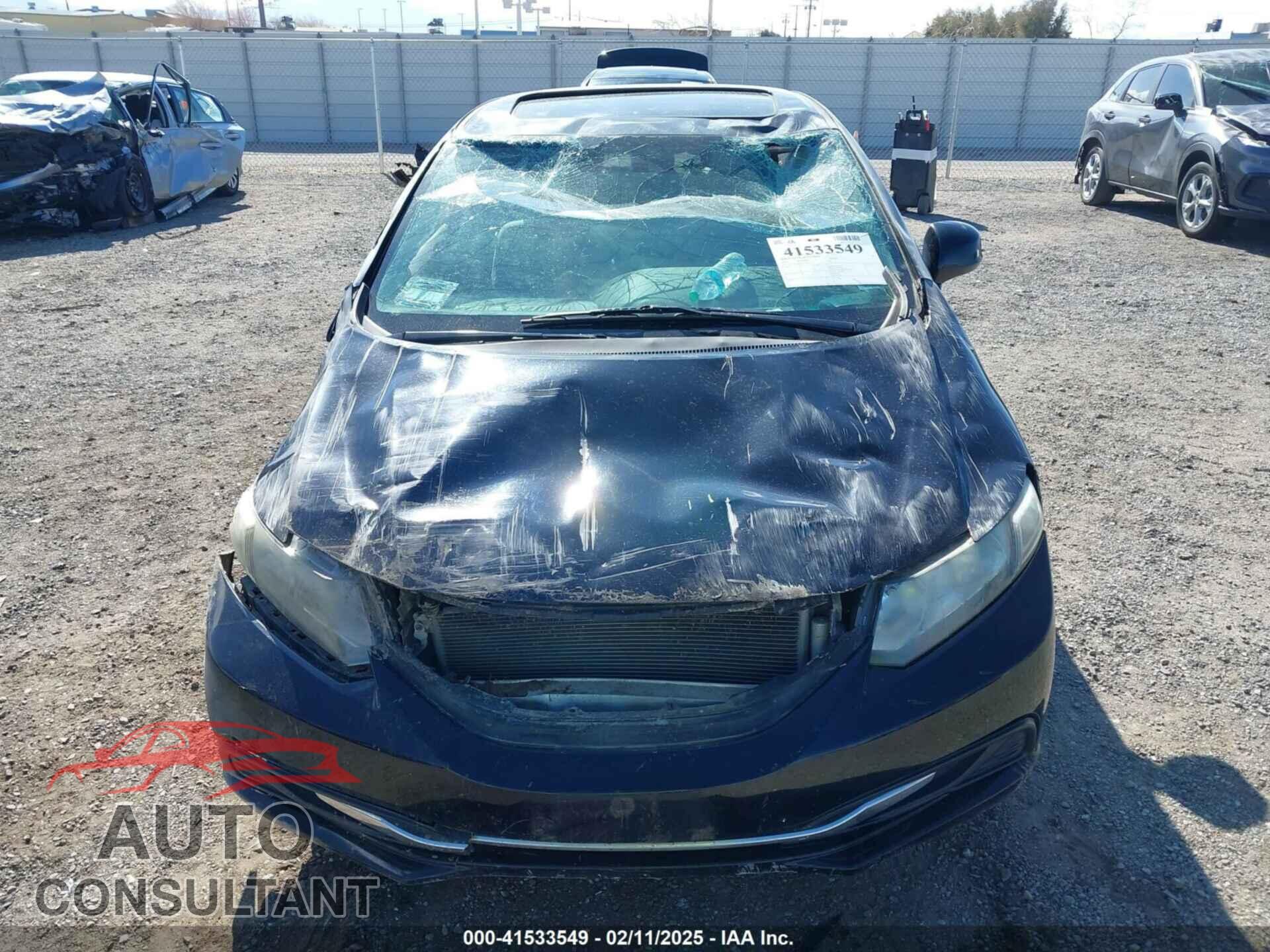 HONDA CIVIC 2013 - 19XFB2F87DE253472