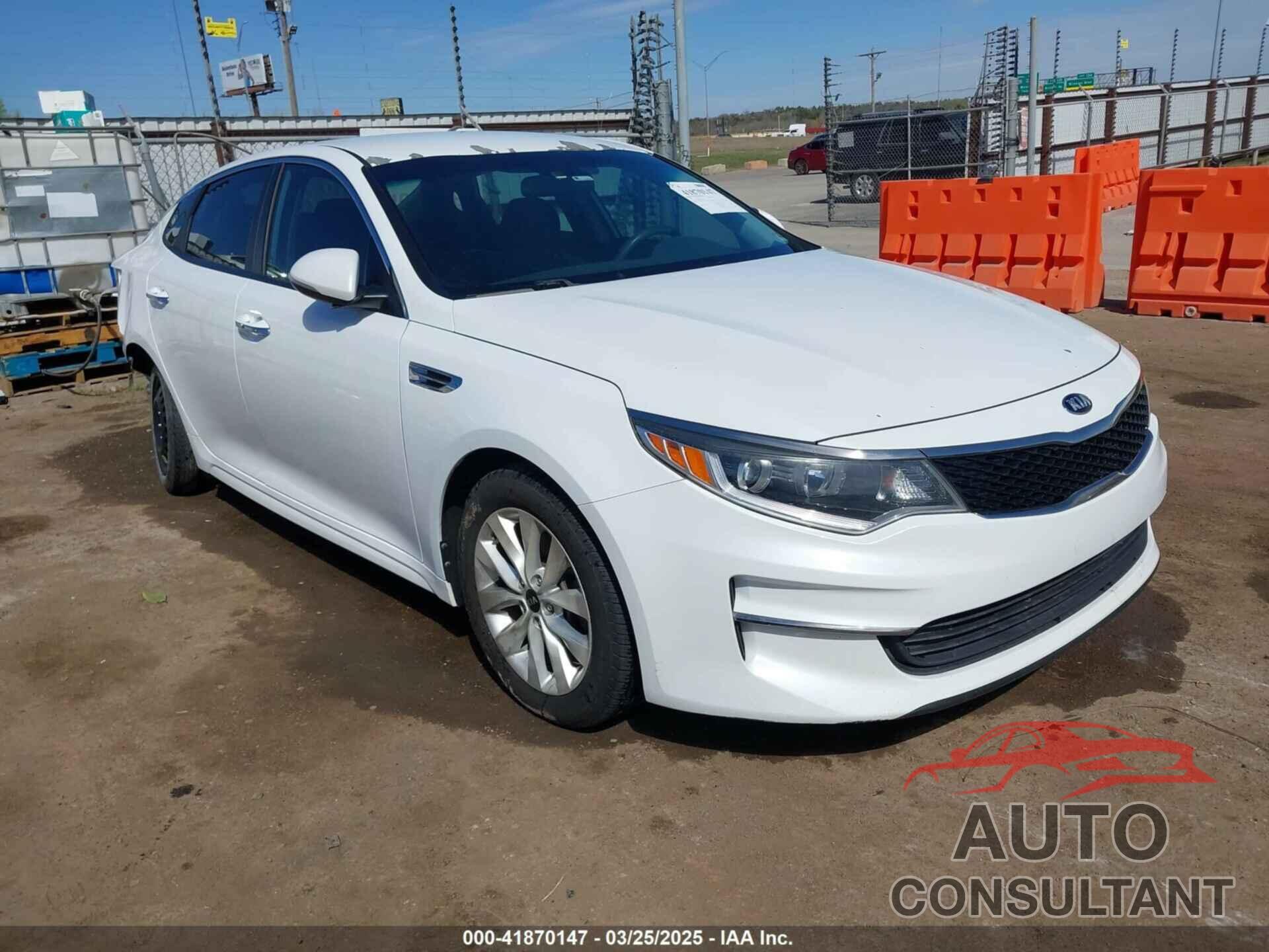 KIA OPTIMA 2016 - 5XXGT4L30GG019255