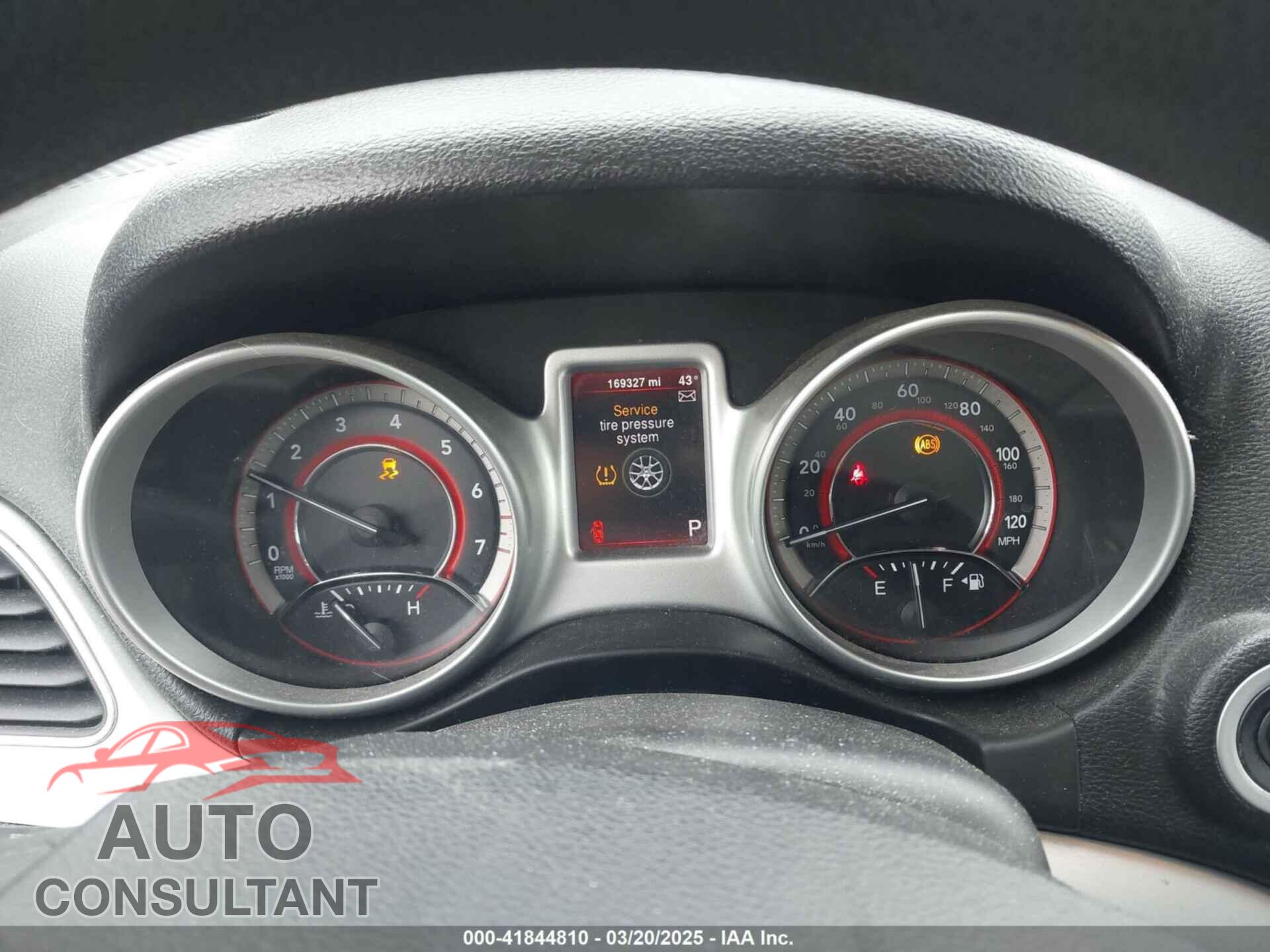 DODGE JOURNEY 2013 - 3C4PDCBB7DT537623