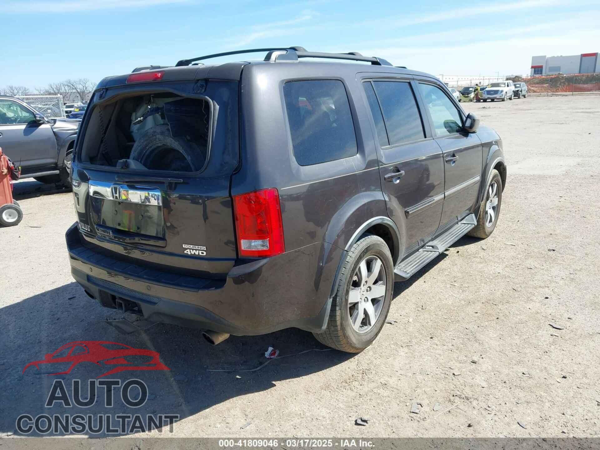 HONDA PILOT 2012 - 5FNYF4H99CB069996