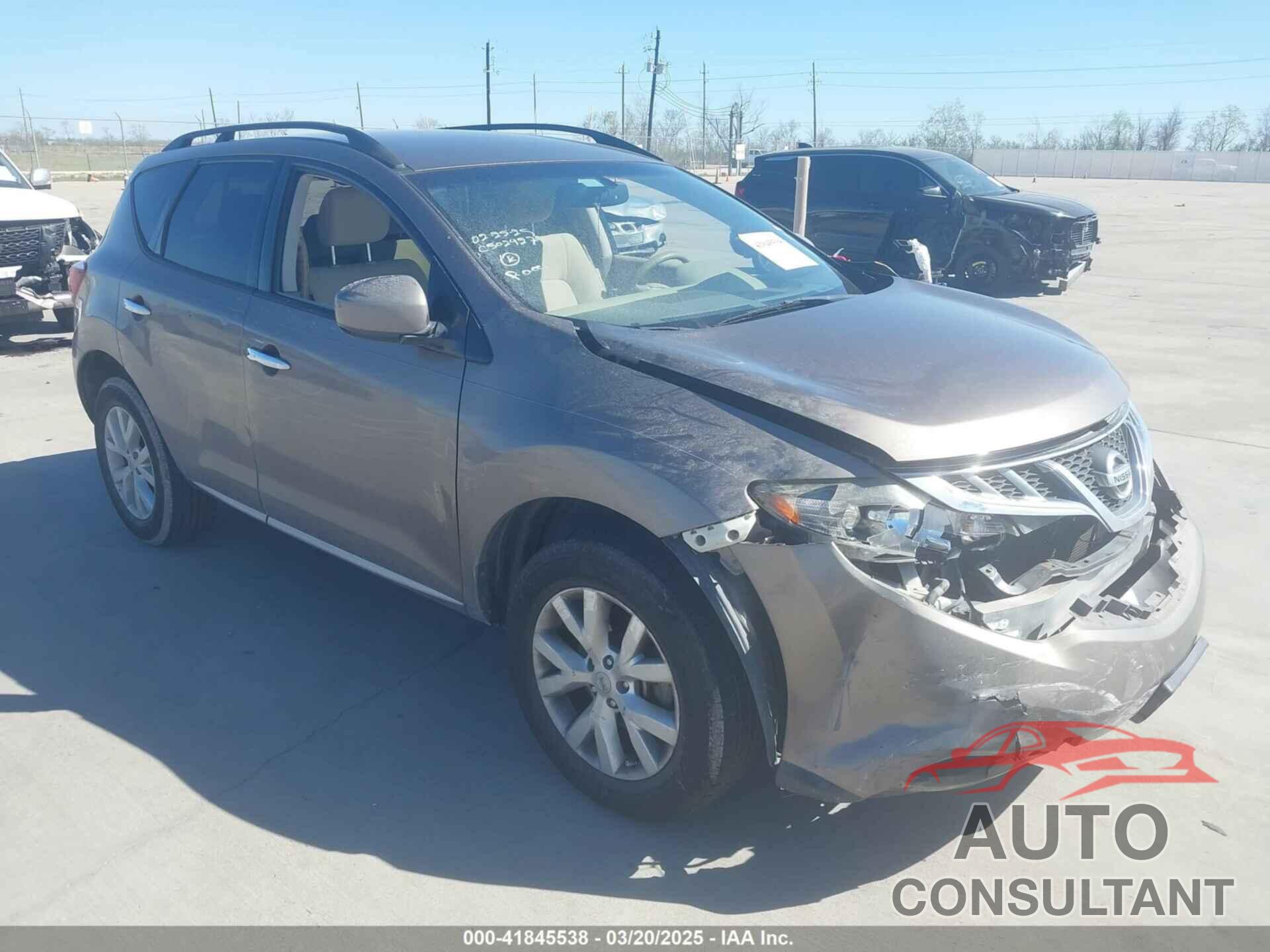 NISSAN MURANO 2014 - JN8AZ1MU0EW419729