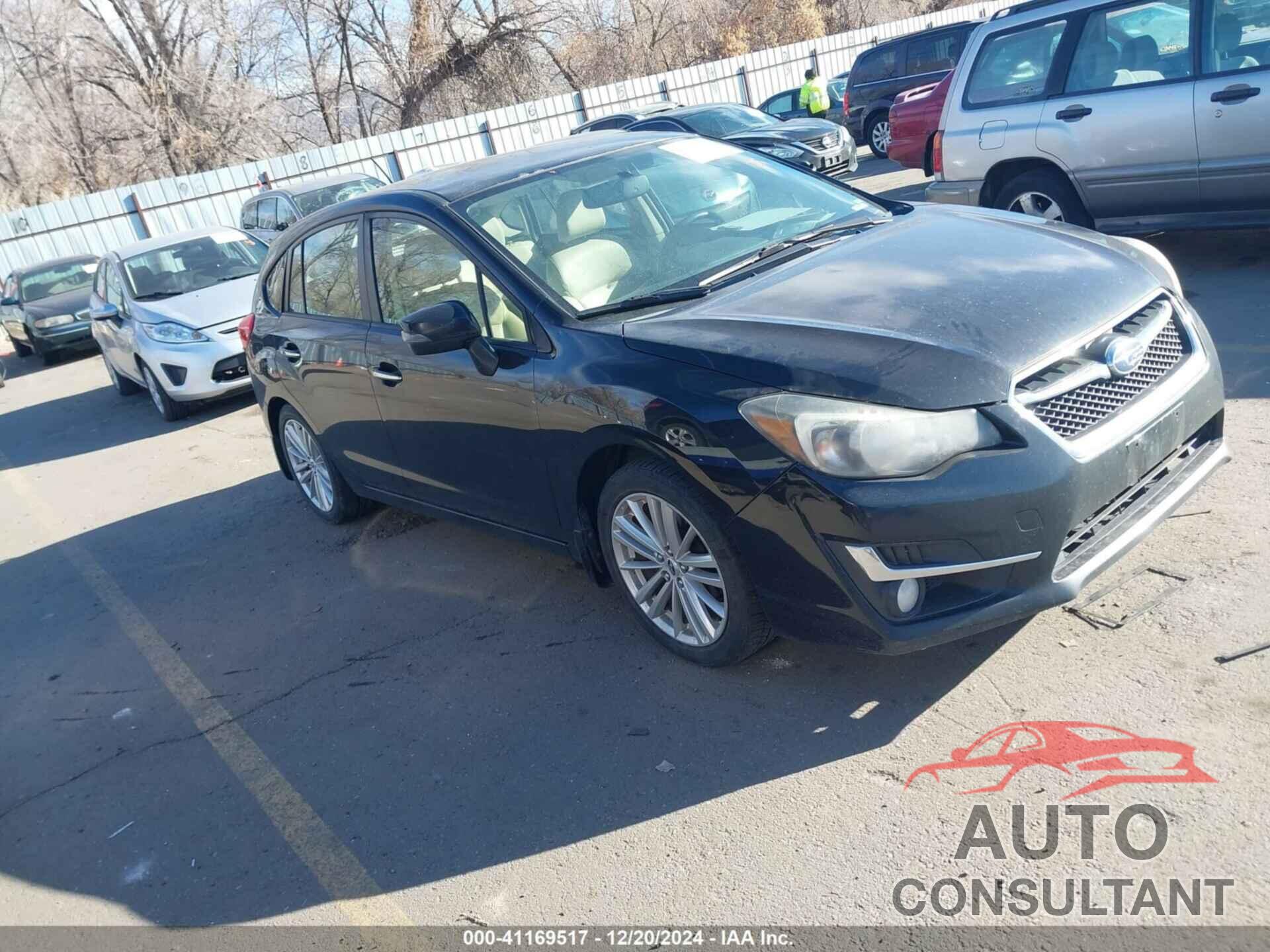 SUBARU IMPREZA 2015 - JF1GPAM64F8250789