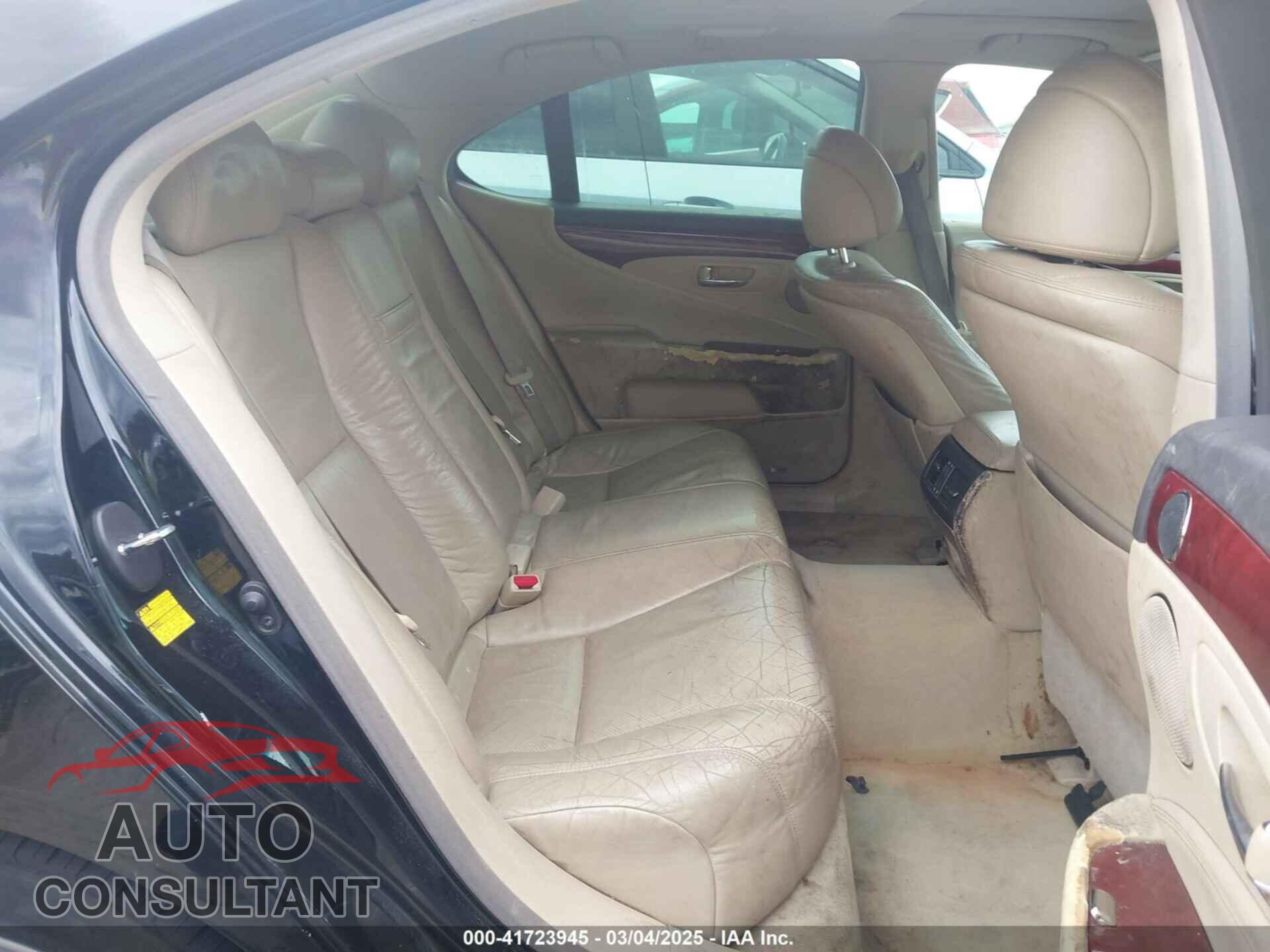 LEXUS LS 460 2009 - JTHBL46F395091038