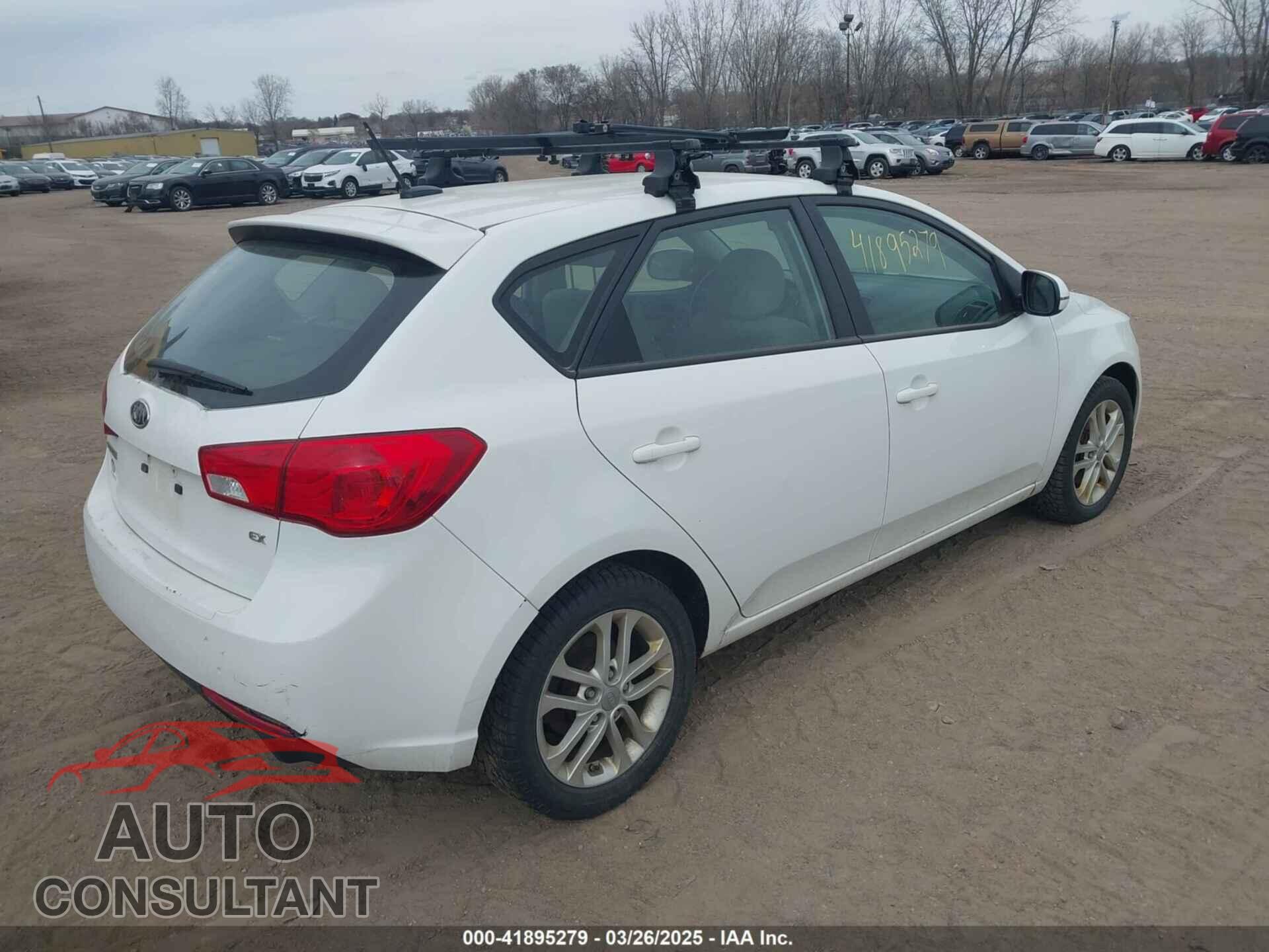 KIA FORTE 2012 - KNAFU5A26C5507324
