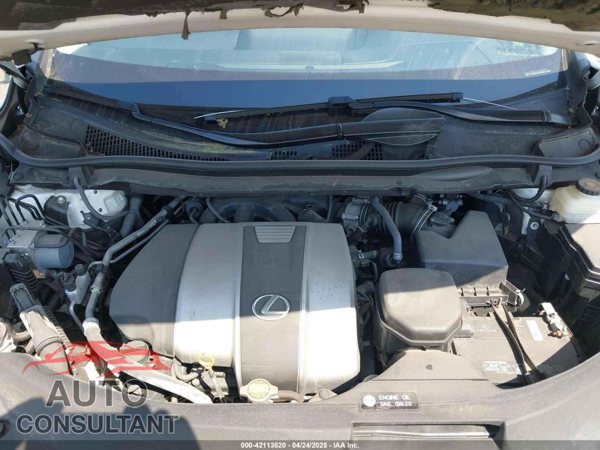 LEXUS RX 350 2016 - 2T2BZMCA4GC036604