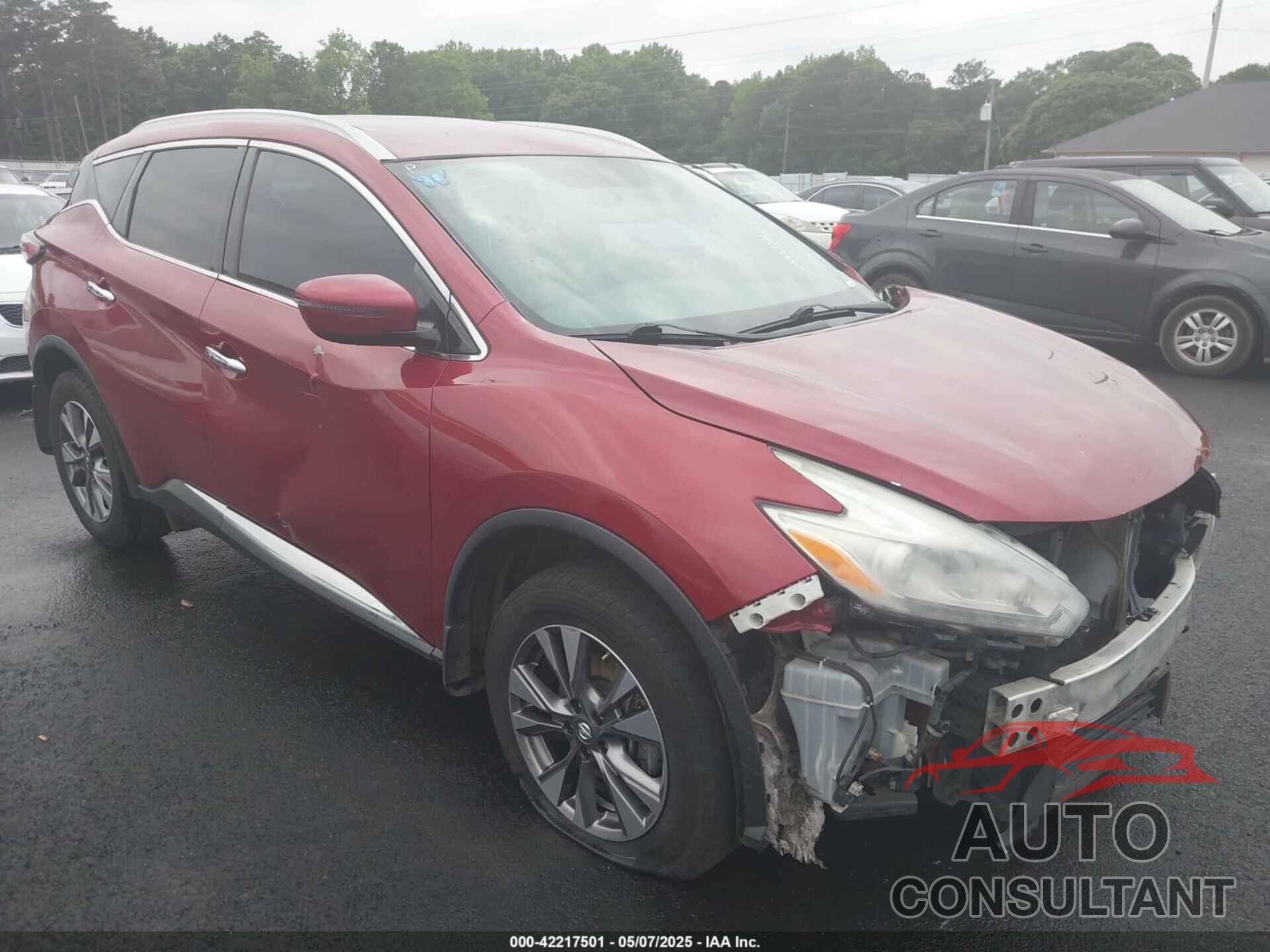 NISSAN MURANO 2017 - 5N1AZ2MGXHN155419