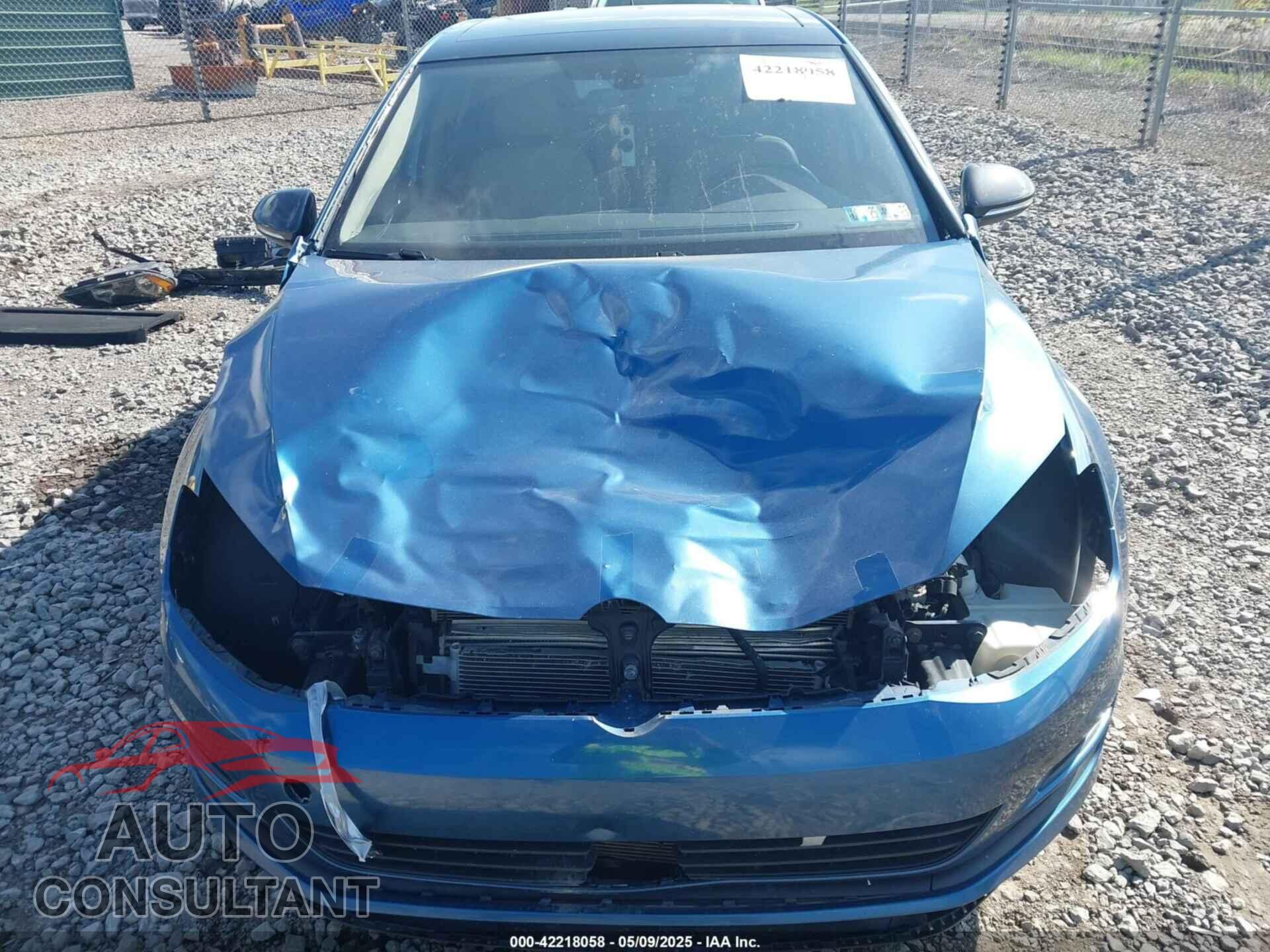 VOLKSWAGEN GOLF 2017 - 3VW217AUXHM061460