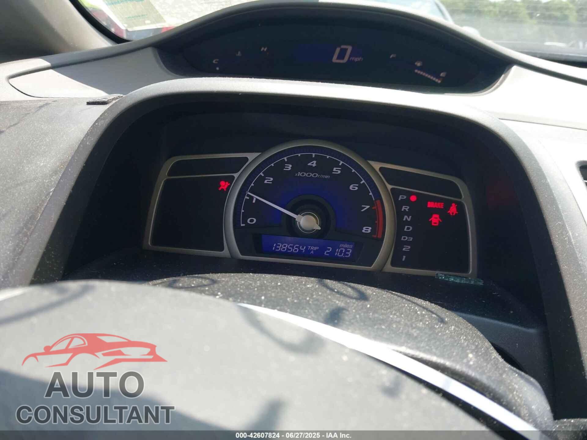 HONDA CIVIC 2011 - 19XFA1F84BE025388