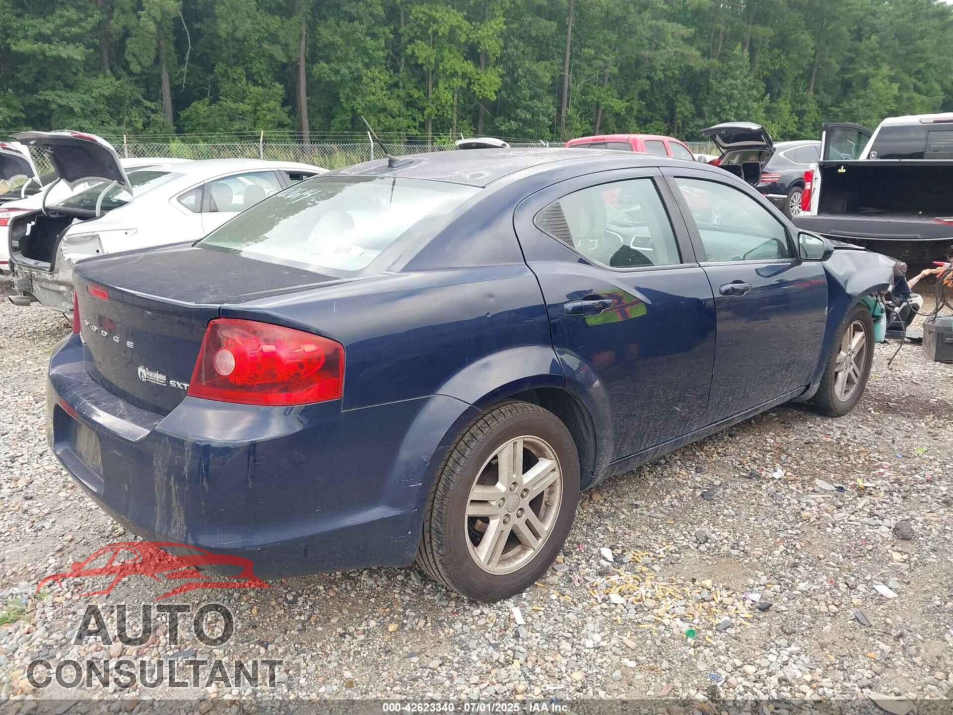 DODGE AVENGER 2013 - 1C3CDZCB5DN594360
