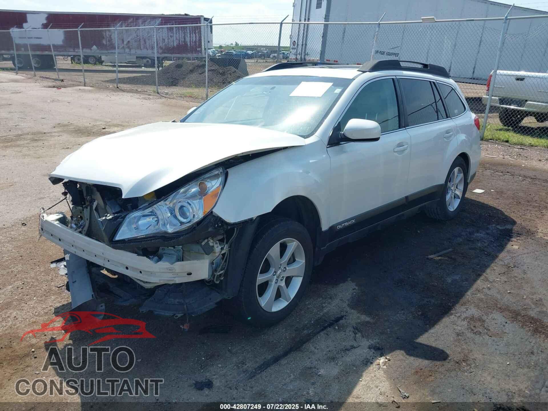 SUBARU OUTBACK 2013 - 4S4BRDKC1D2210562