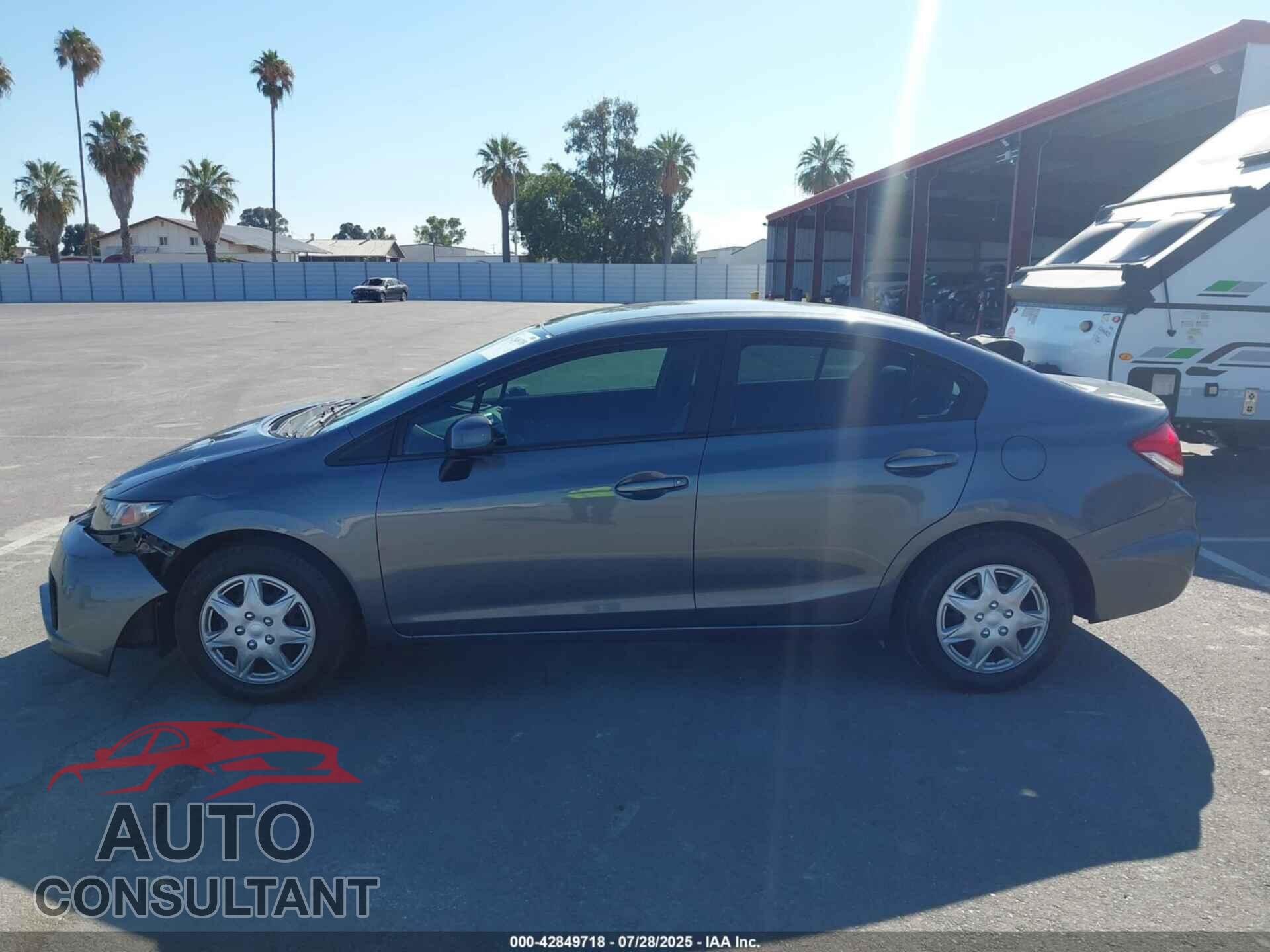 HONDA CIVIC 2013 - 19XFB2F57DE215035