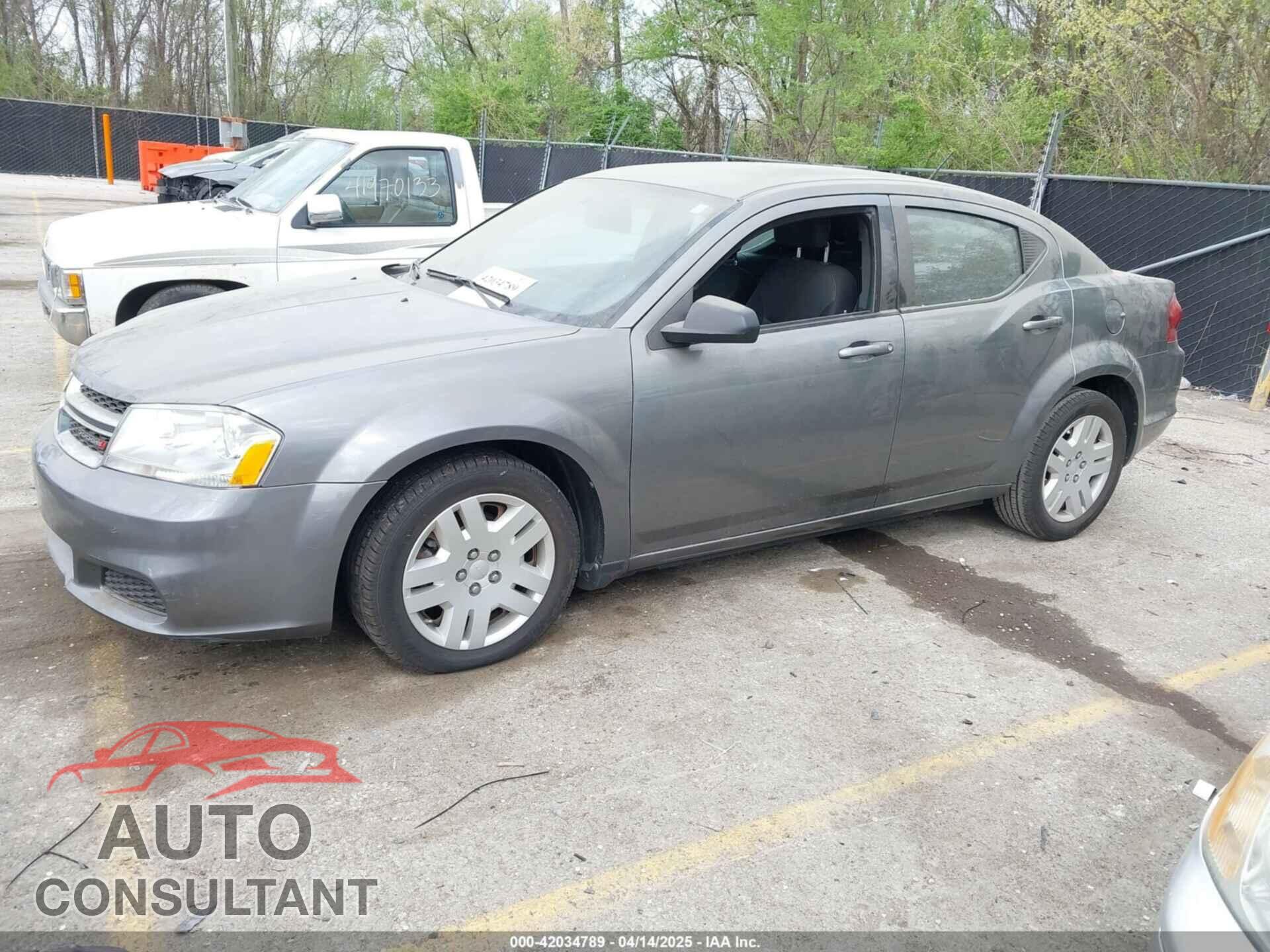 DODGE AVENGER 2013 - 1C3CDZAB0DN547773