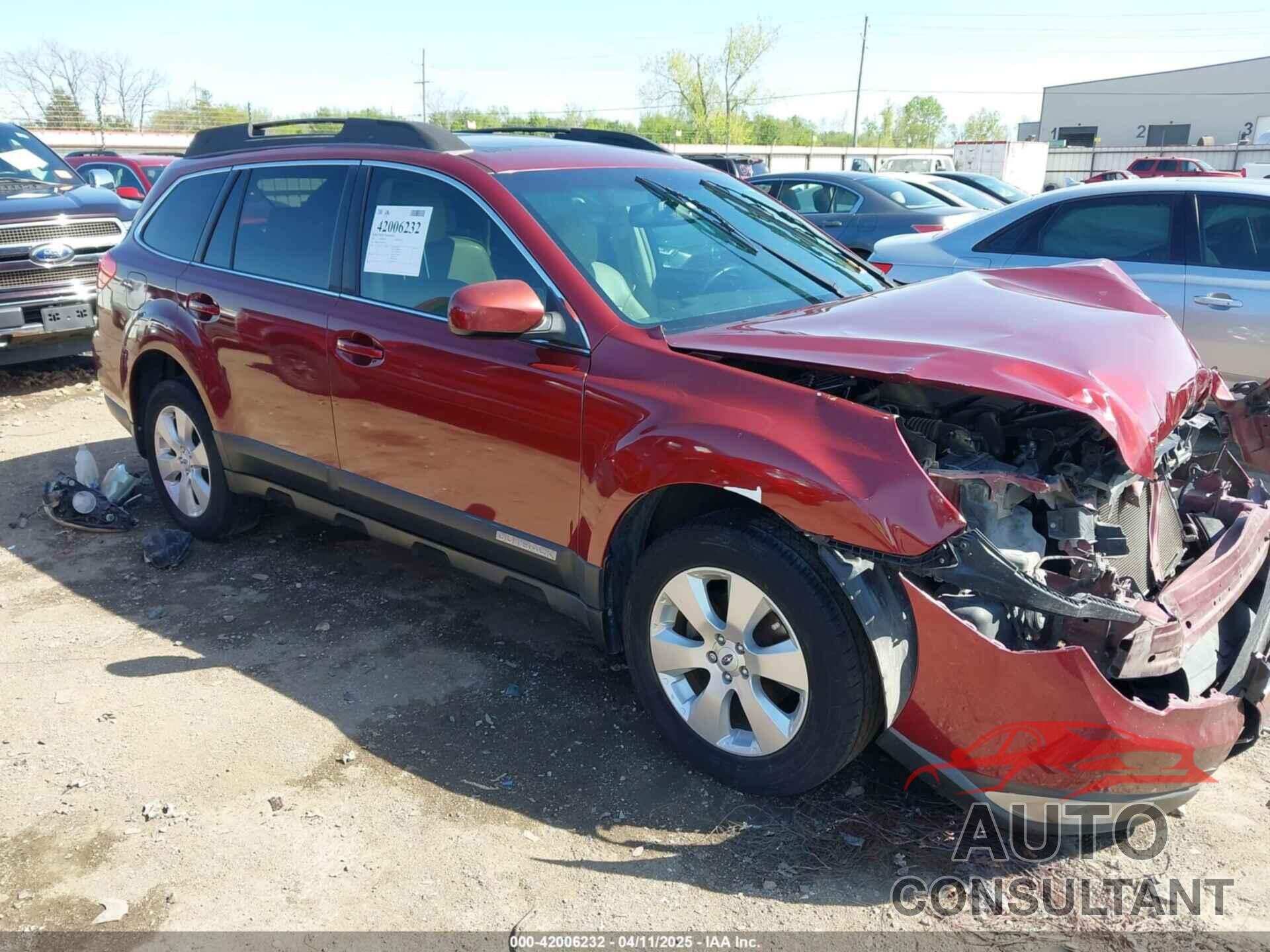 SUBARU OUTBACK 2011 - 4S4BRCKCXB3432647