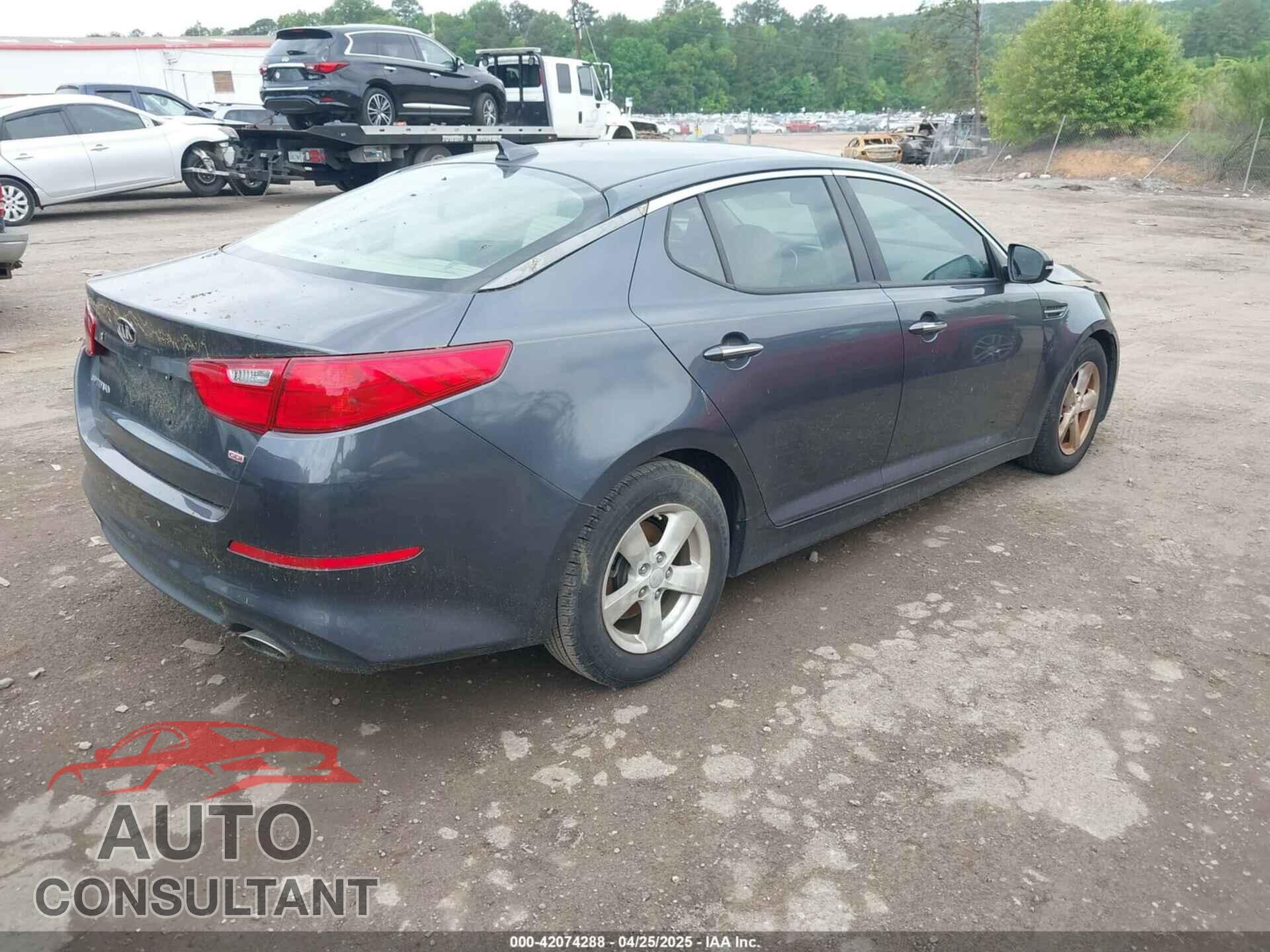 KIA OPTIMA 2015 - KNAGM4A75F5626707