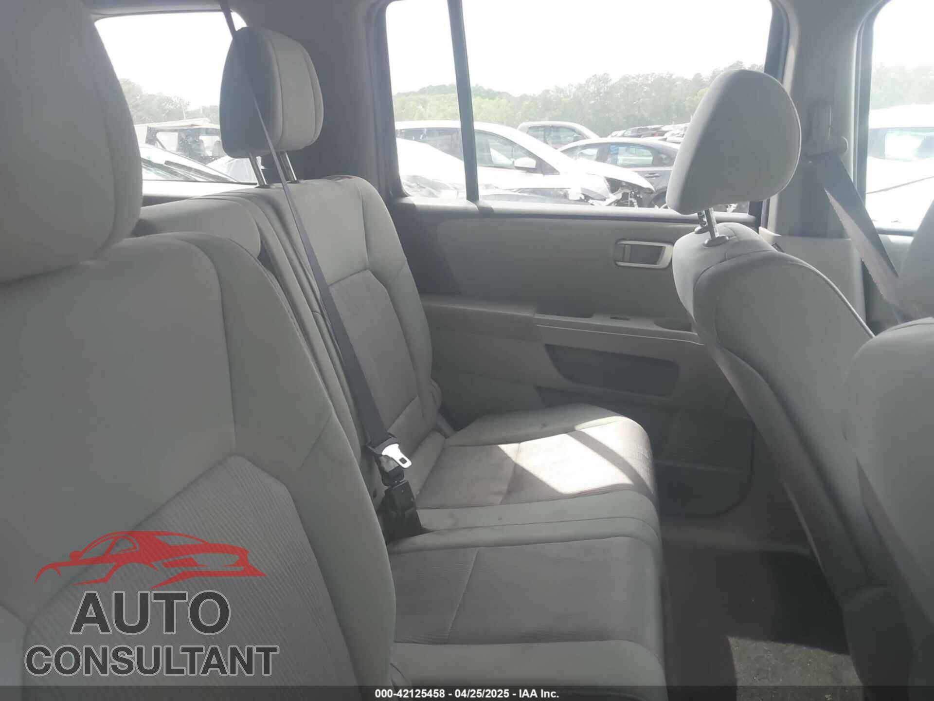 HONDA PILOT 2012 - 5FNYF3H4XCB028825