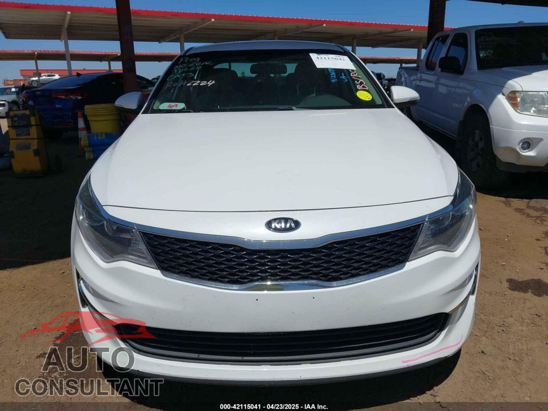 KIA OPTIMA 2017 - 5XXGT4L34HG152960