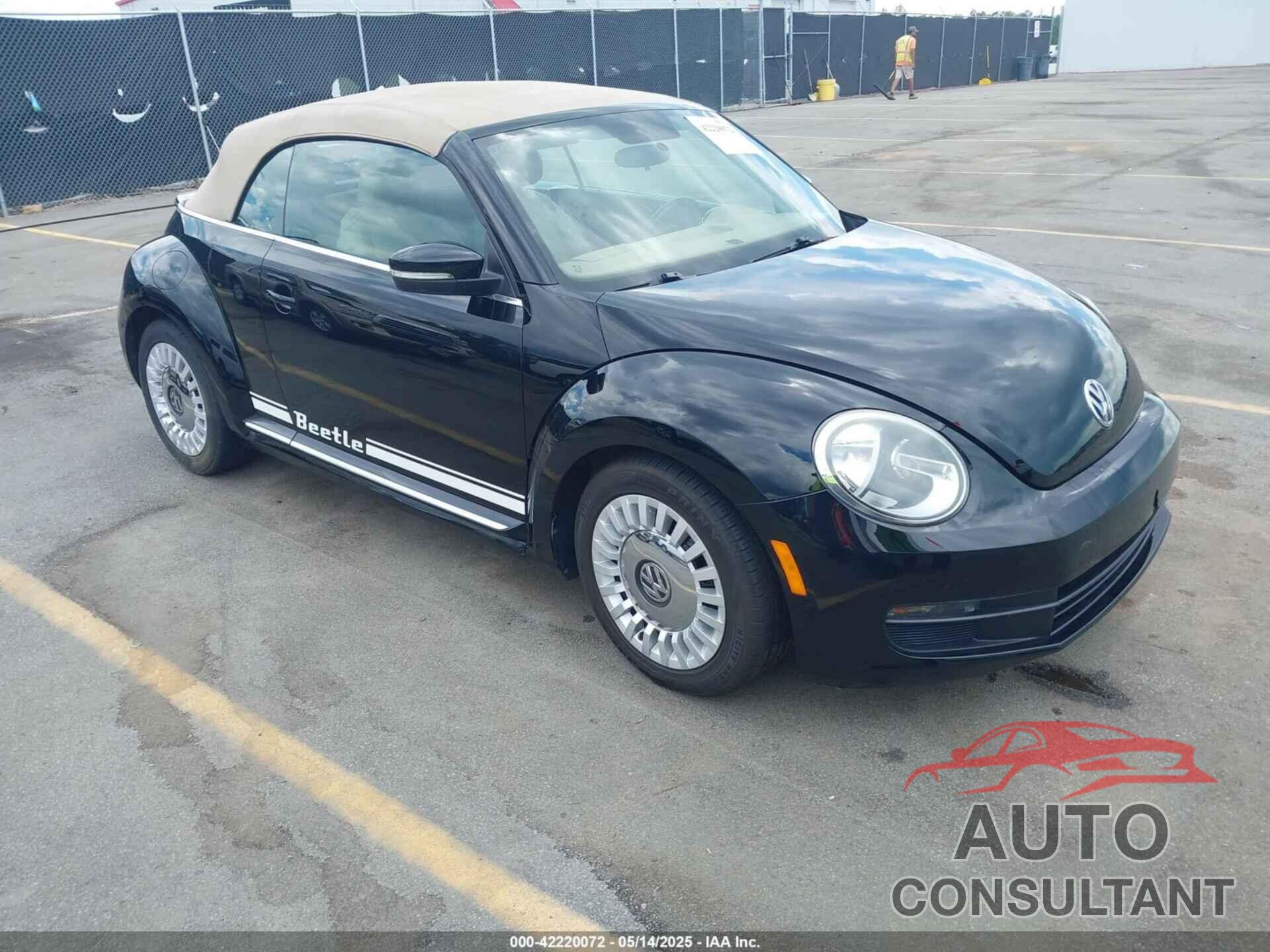 VOLKSWAGEN BEETLE 2013 - 3VW5P7AT6DM827942