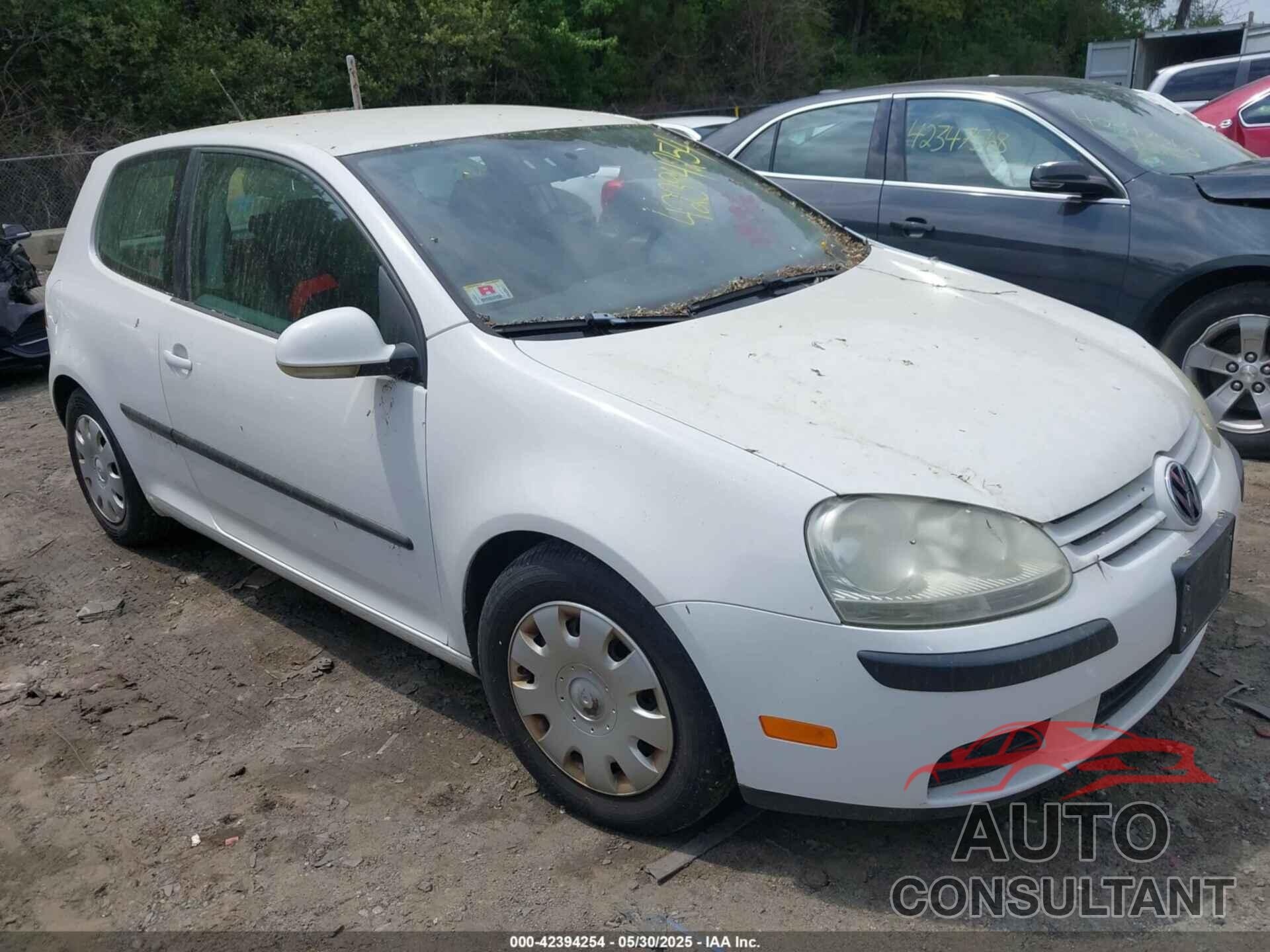 VOLKSWAGEN RABBIT 2009 - WVWBB71K99W112155