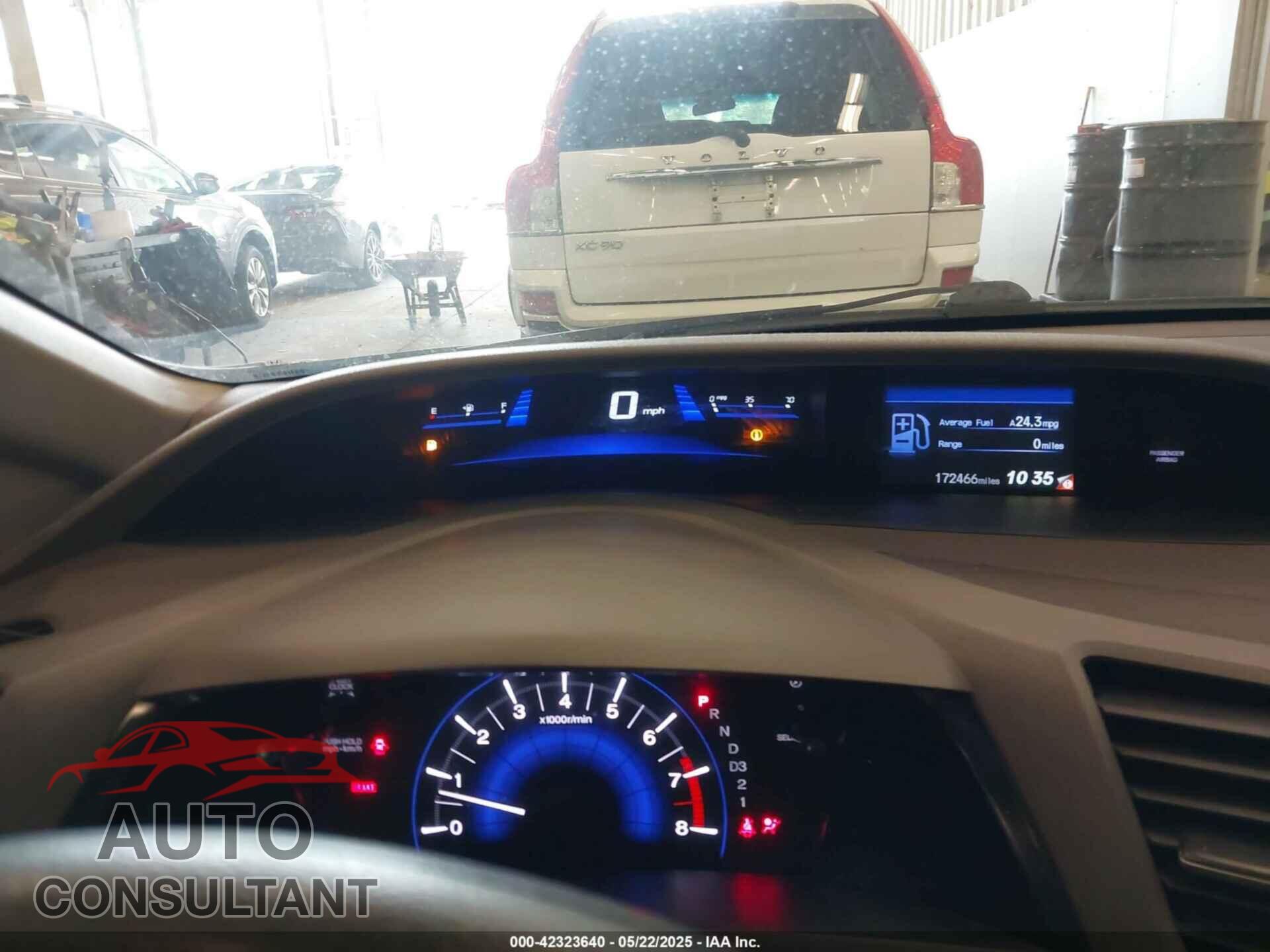 HONDA CIVIC 2012 - 2HGFB2F54CH608978