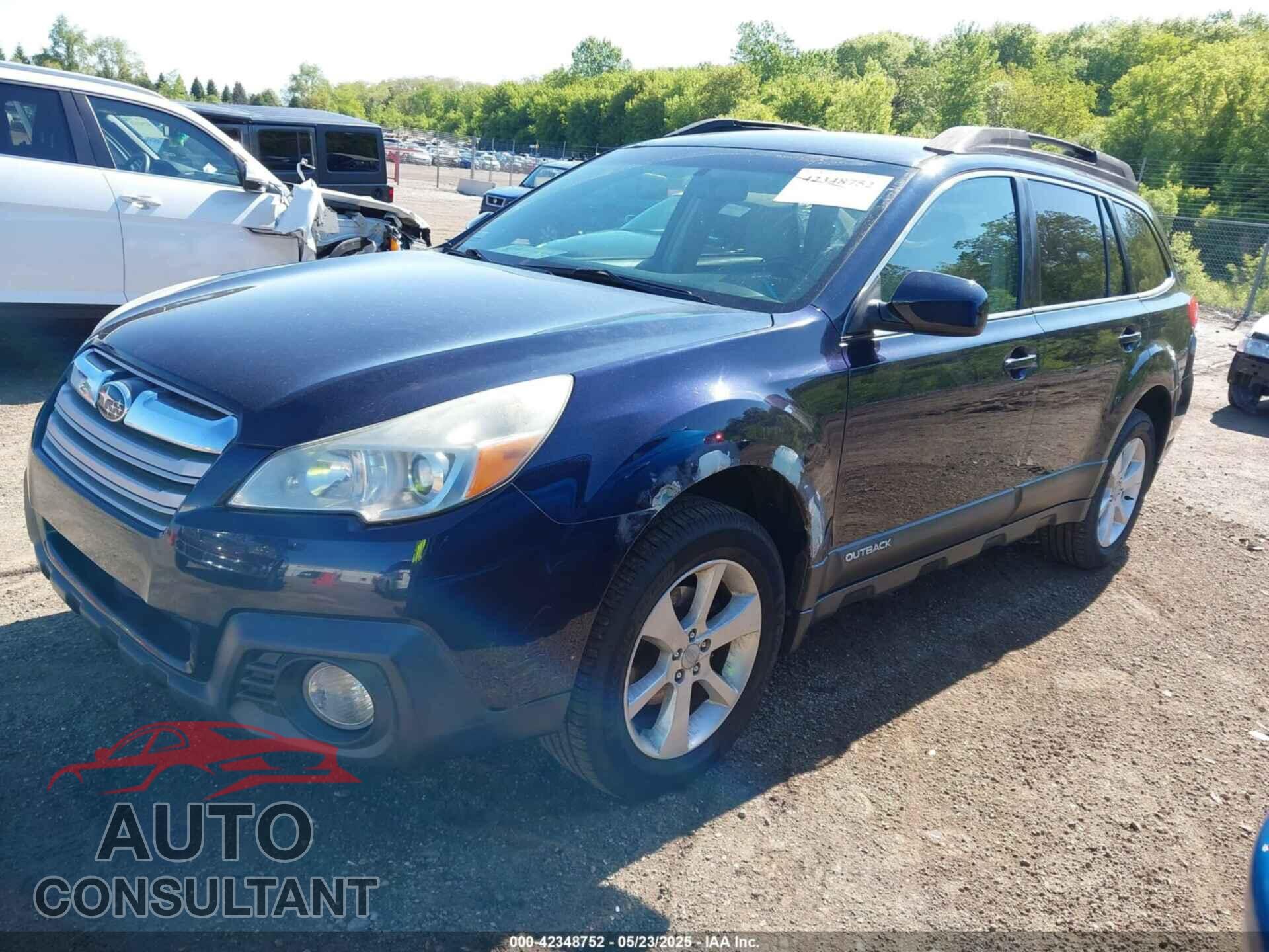 SUBARU OUTBACK 2013 - 4S4BRCCC4D3260634