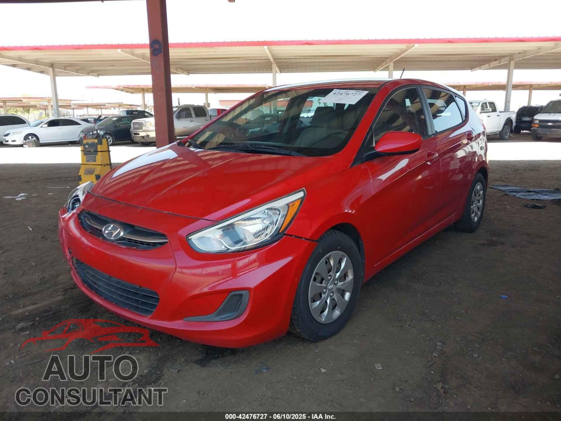 HYUNDAI ACCENT 2015 - KMHCT5AE4FU219617