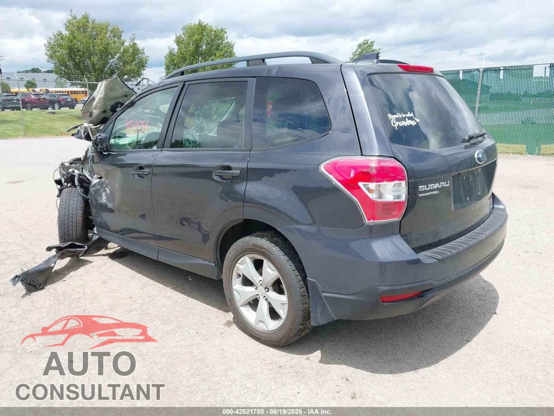 SUBARU FORESTER 2016 - JF2SJADC7GH542760