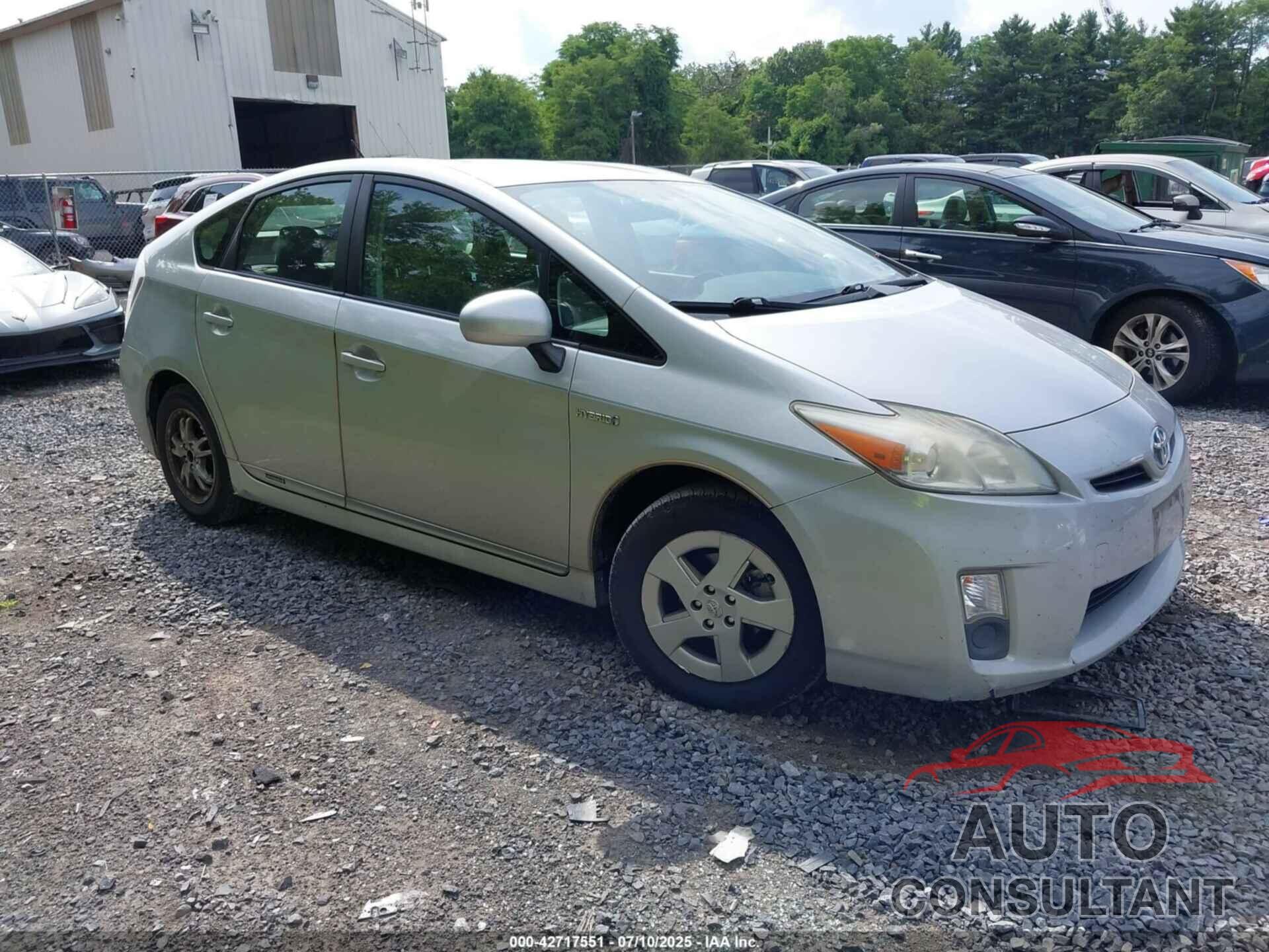TOYOTA PRIUS 2010 - JTDKN3DU2A0193522