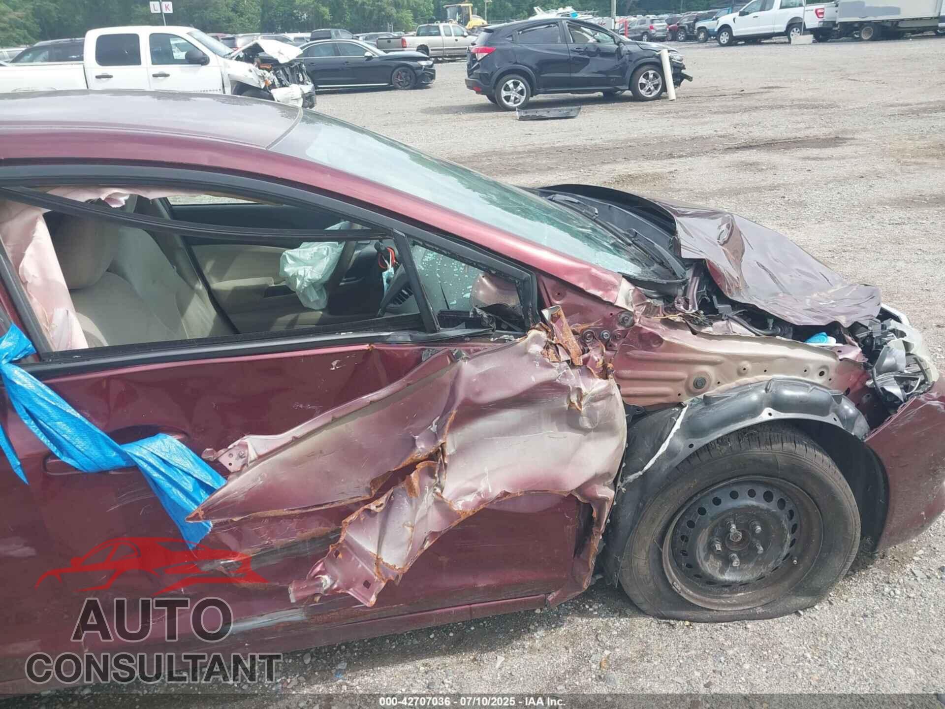 HONDA CIVIC 2012 - 2HGFB2F53CH580025