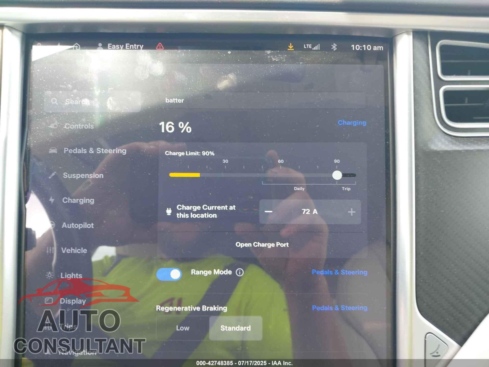 TESLA MODEL S 2017 - 5YJSA1E21HF229113