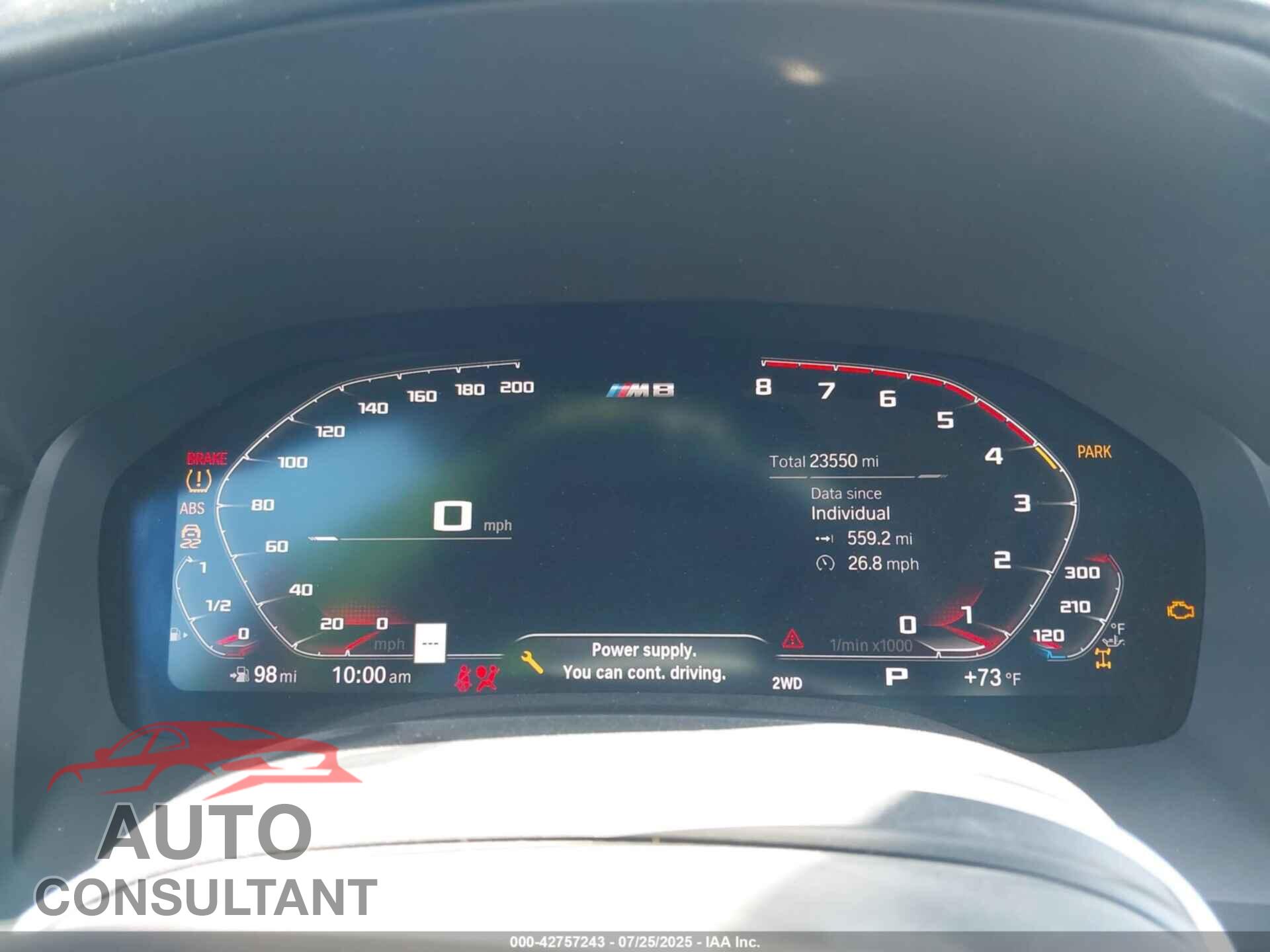 BMW M8 2020 - WBSDZ0C07LCD81816