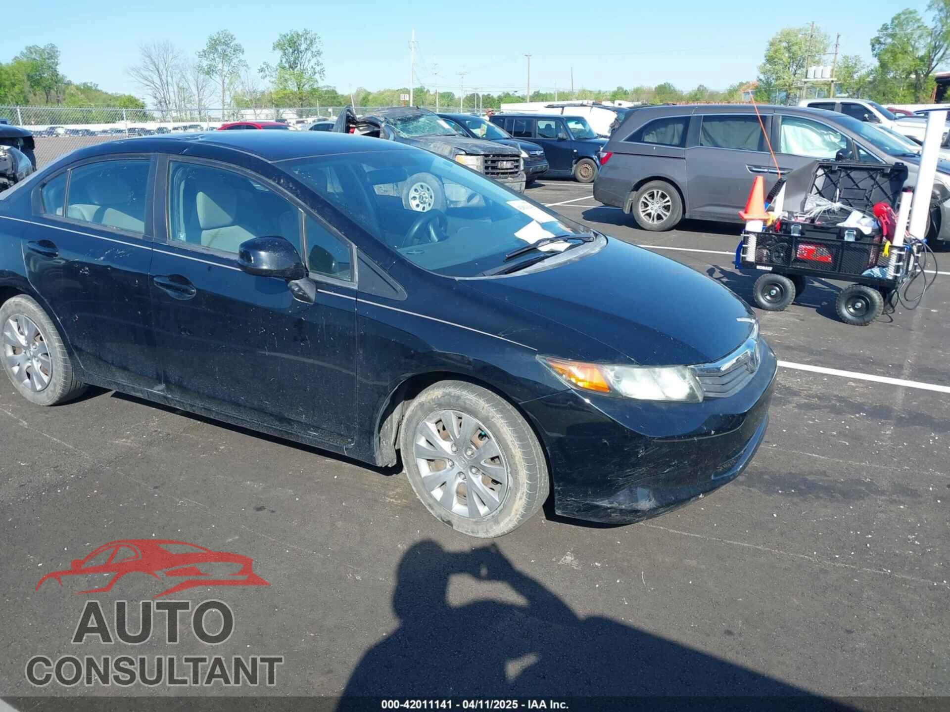 HONDA CIVIC 2012 - 19XFB2F54CE049779