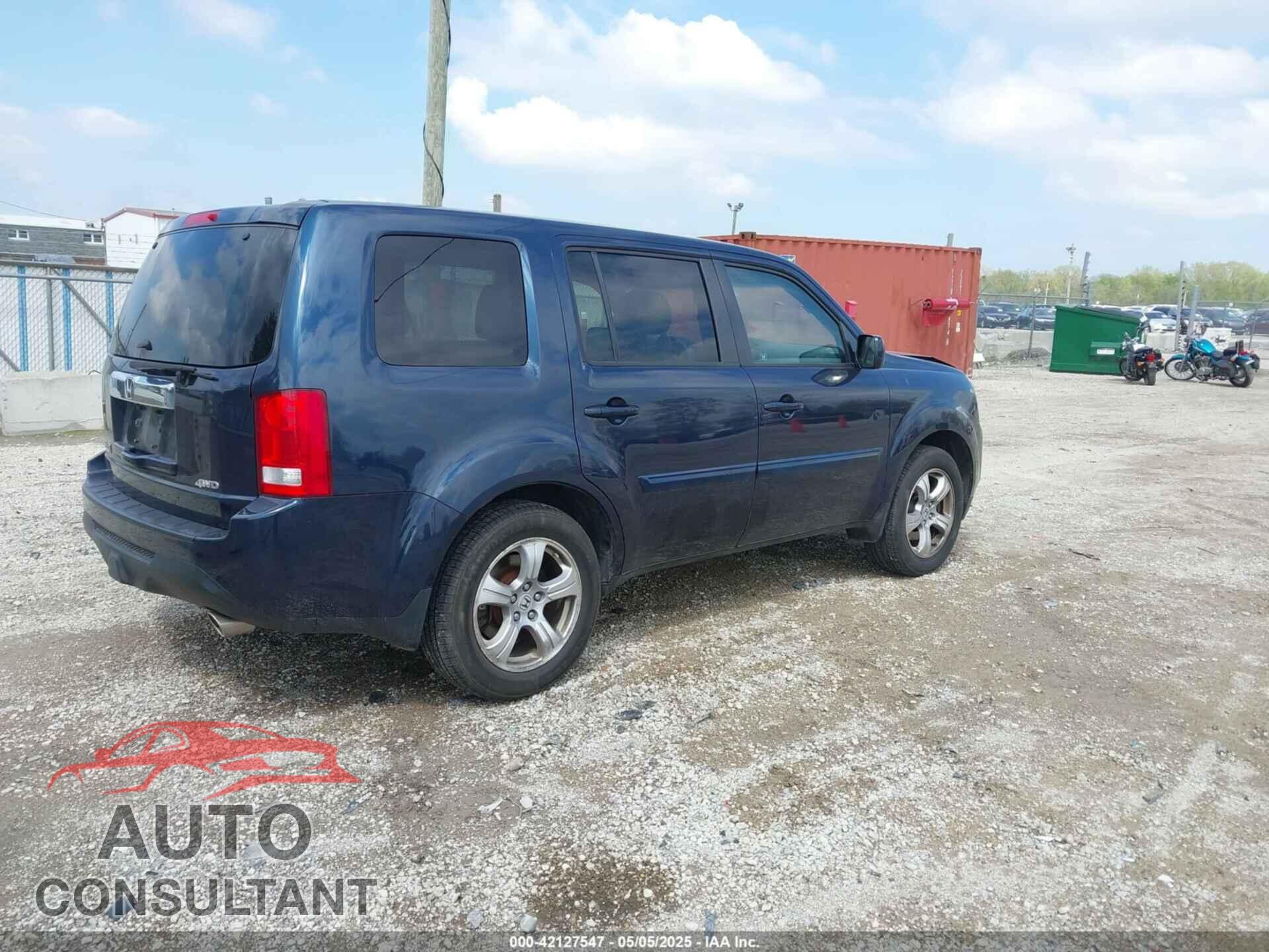 HONDA PILOT 2012 - 5FNYF4H79CB004810