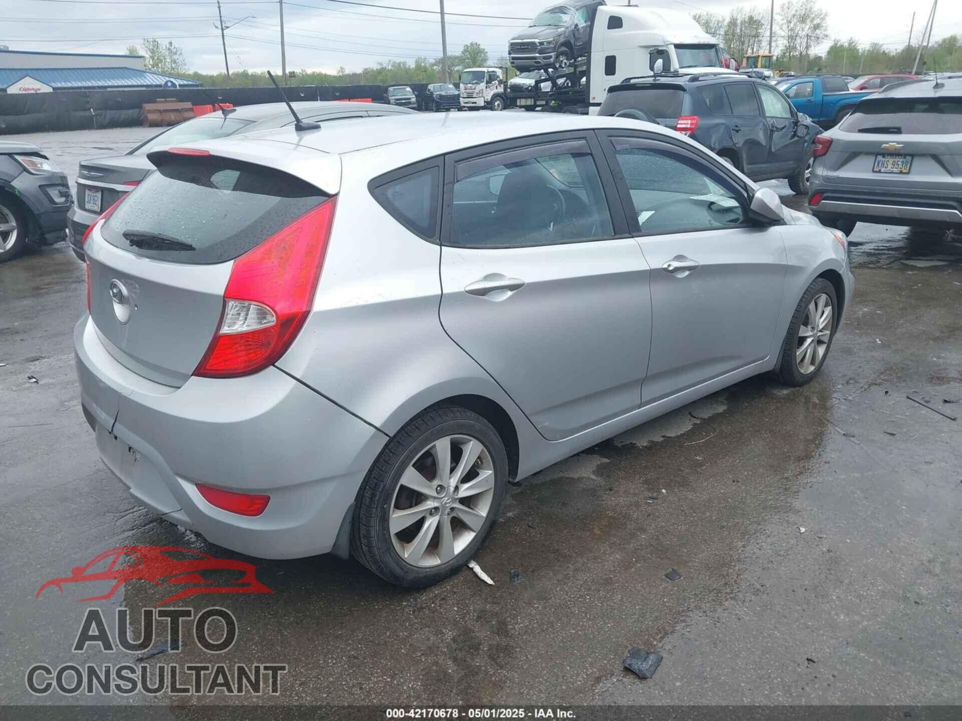 HYUNDAI ACCENT 2012 - KMHCU5AE0CU054285