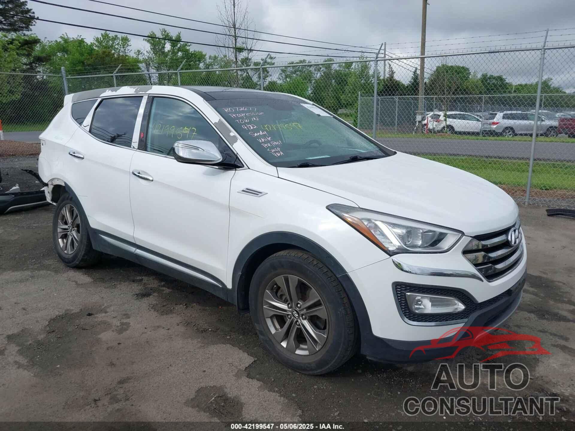 HYUNDAI SANTA FE 2013 - 5XYZUDLB3DG122786